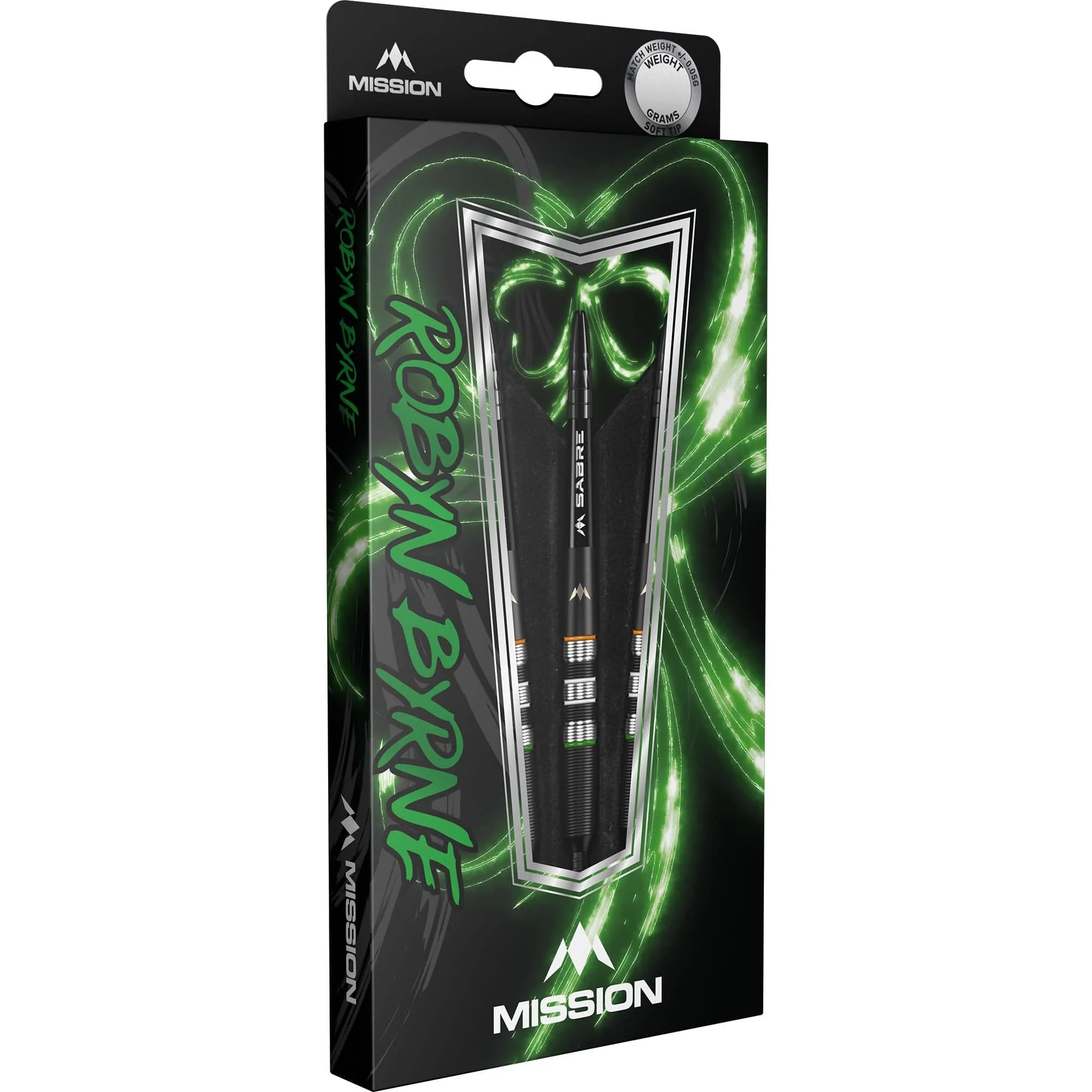 Mission Robyn Byrne Darts - Soft Tip - 90% - Black Titanium - Image 6