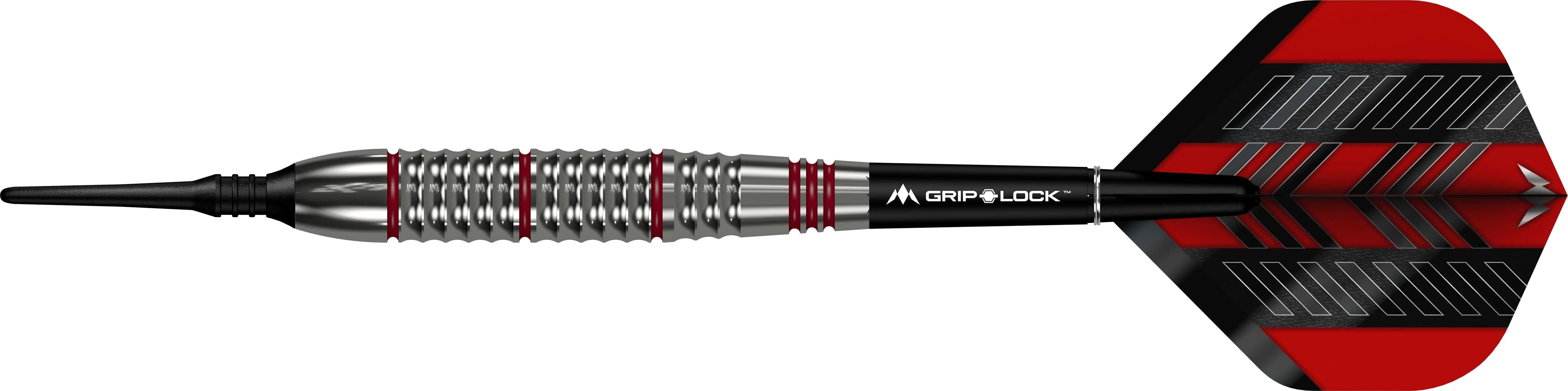Mission Rogue Darts - Soft Tip - Brass - Silver & Red Coated - Image 4