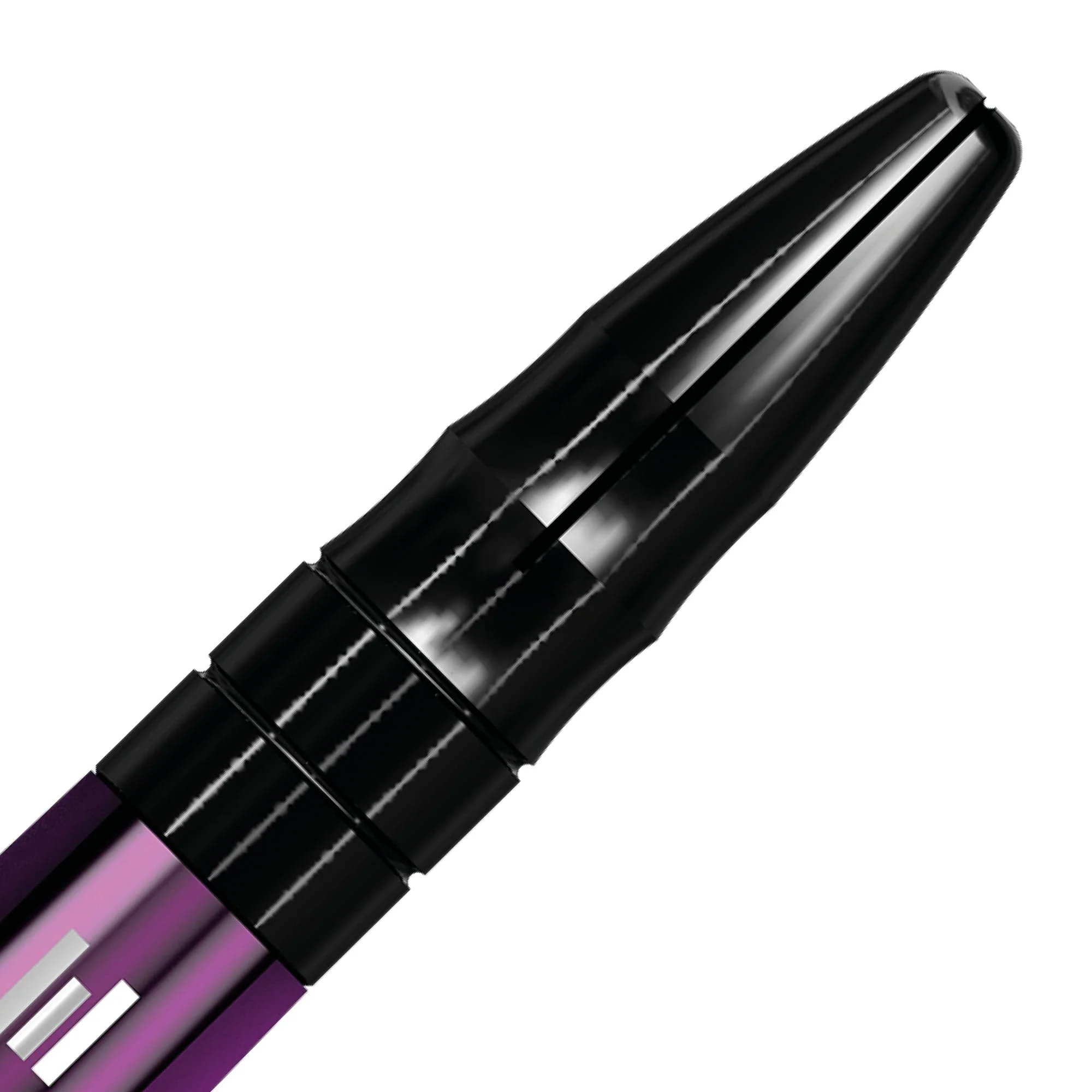 *Mission Sabre Shafts - Polycarbonate Dart Stems - Purple - Black Top - Image 10