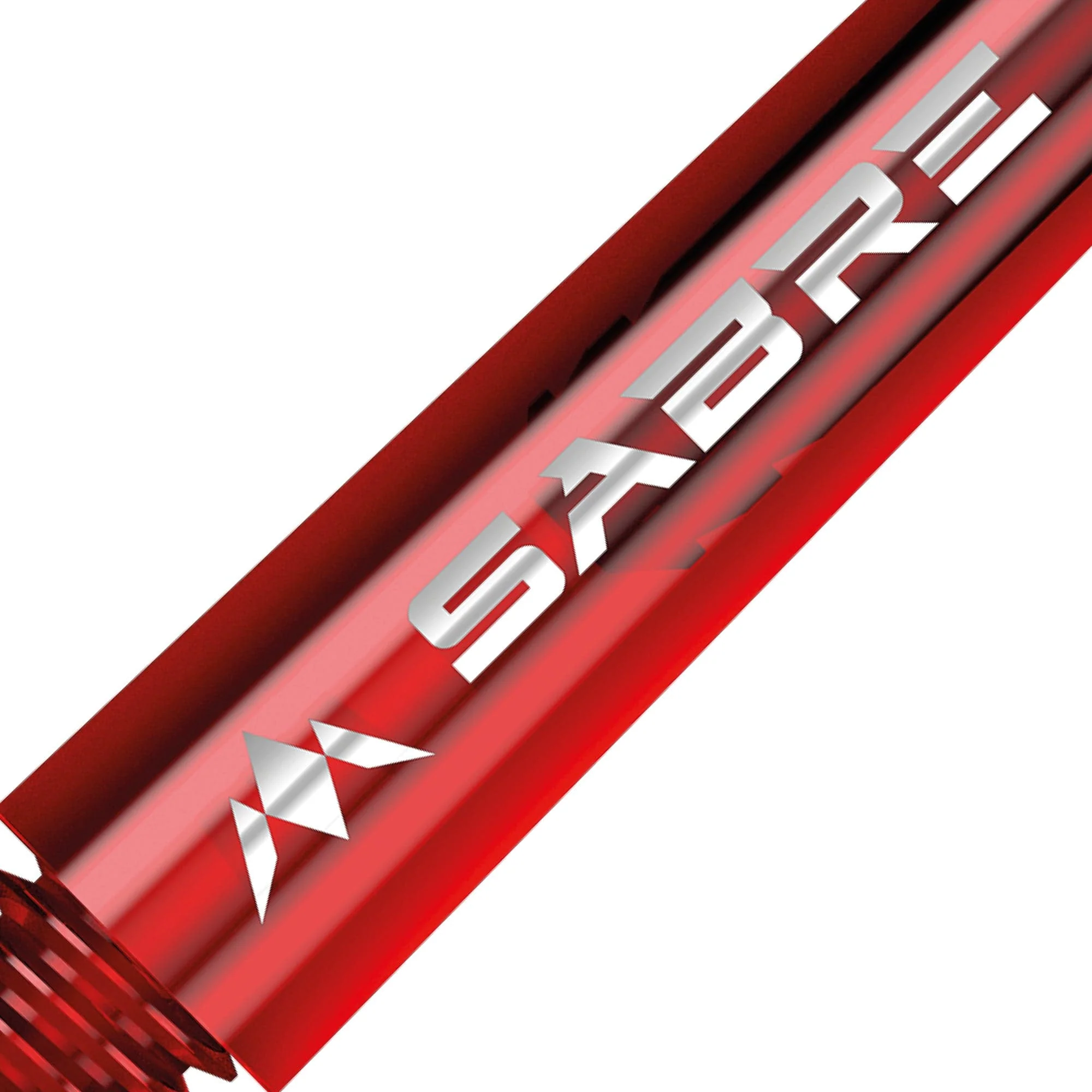 *Mission Sabre Shafts - Polycarbonate Dart Stems - Red - Black Top - Image 13