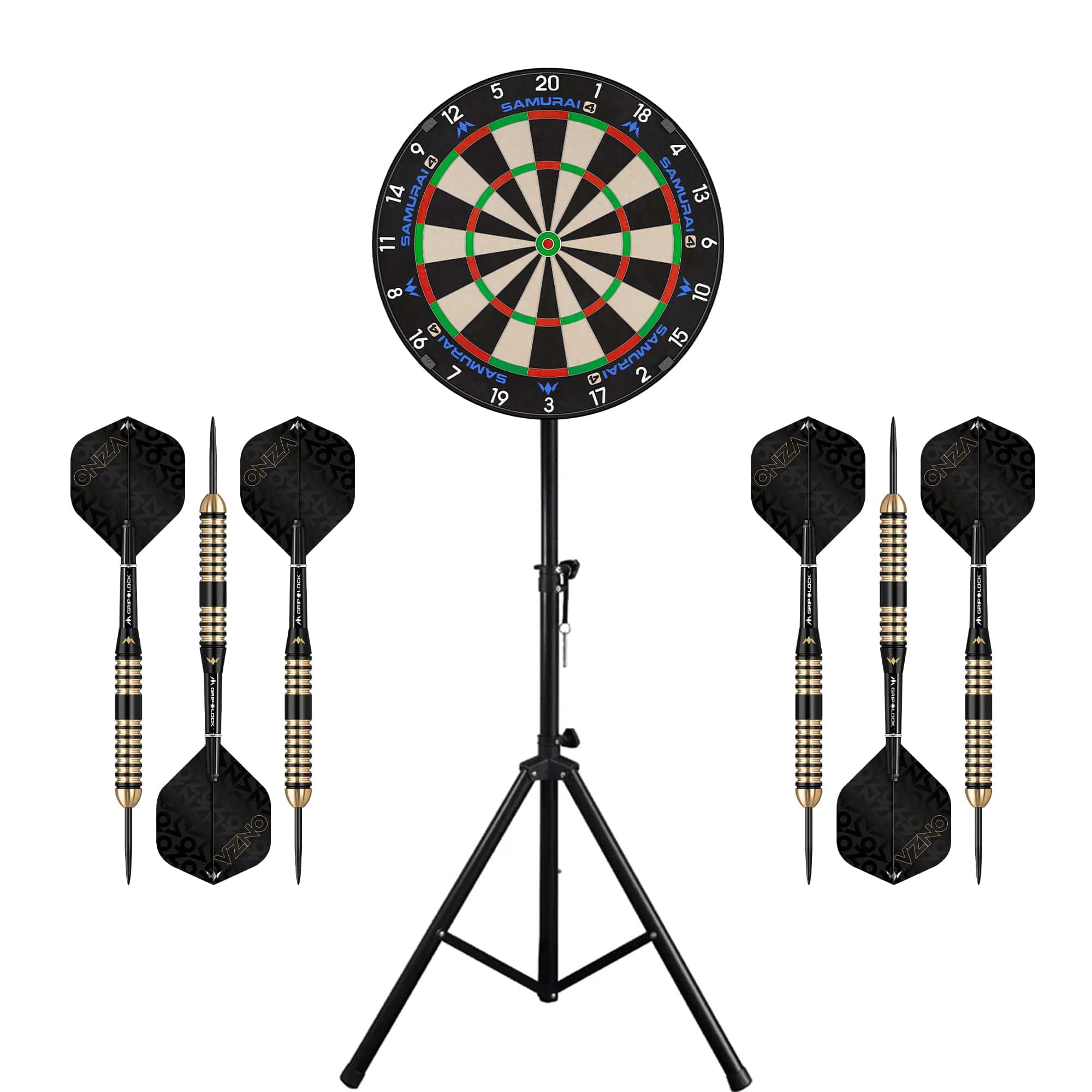 Mission Samurai 4 Dartboard & Stand Set - Dart Board, Stand and Darts - Image 2