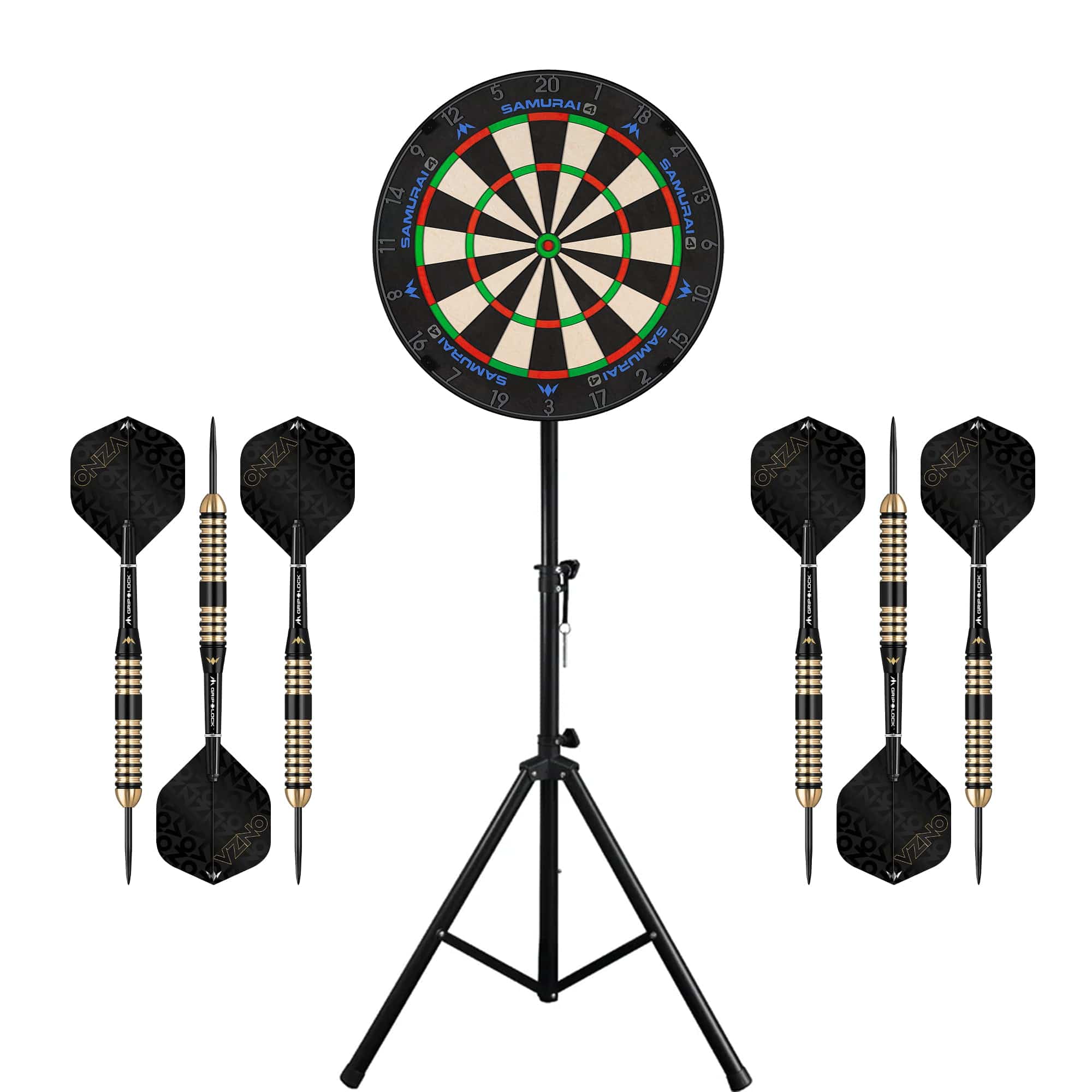 Mission Samurai 4 Dartboard & Stand Set - Dart Board, Stand and Darts - Image 3