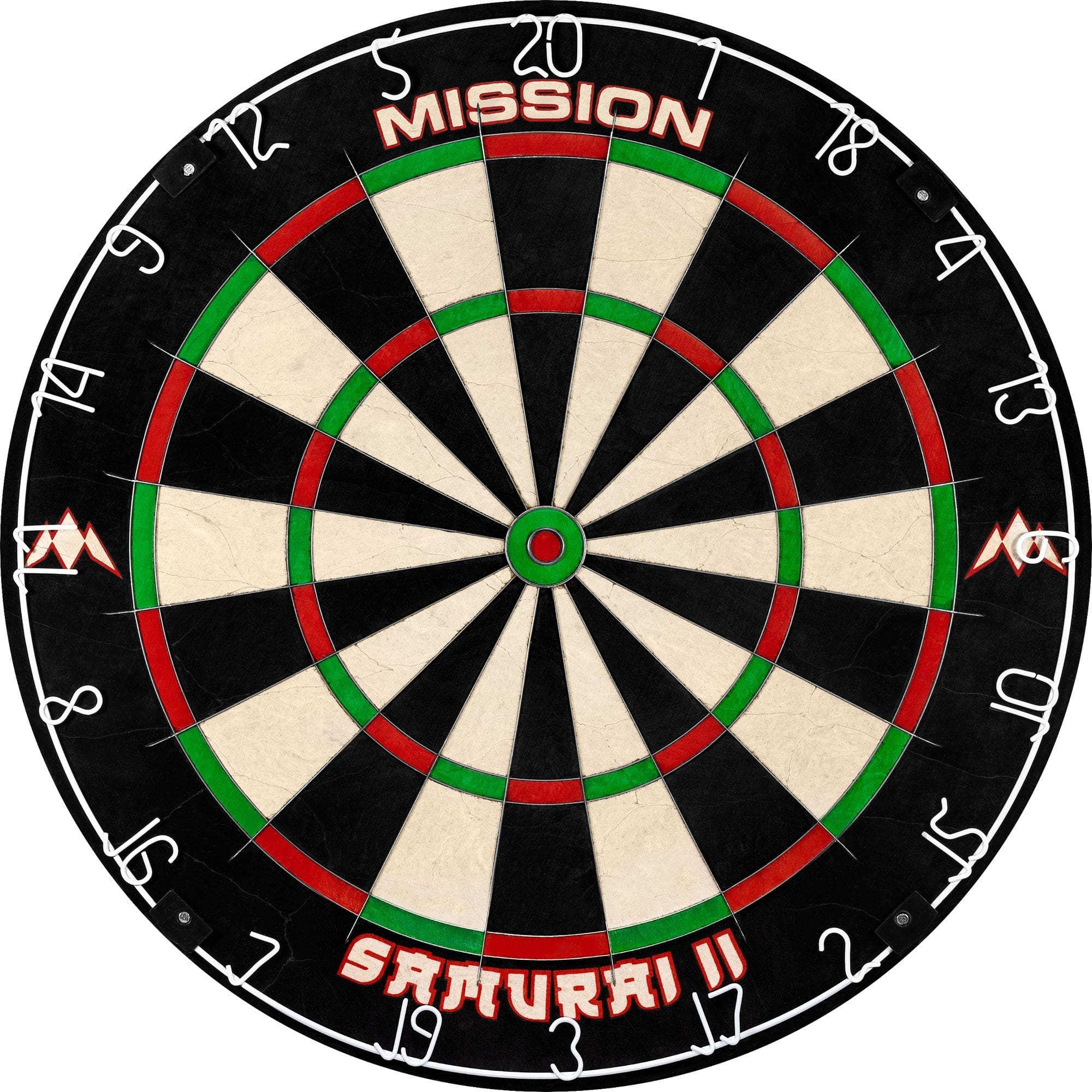 *Mission Samurai II Dartboard - Ultra Thin Wire - Professional Board