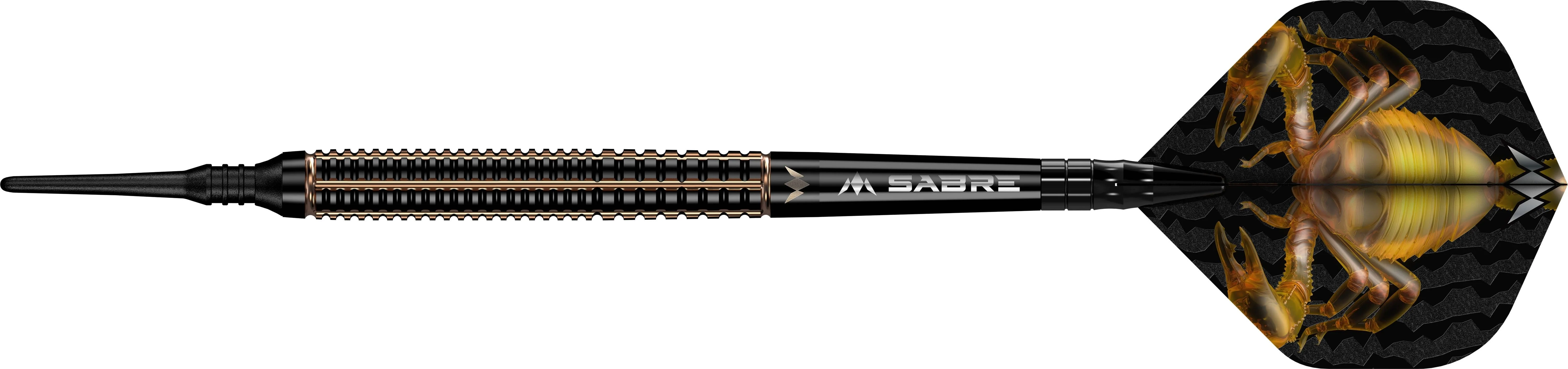 Mission Scorpion Darts - Soft Tip - 90% Tungsten - Black & Gold Electro - Image 4