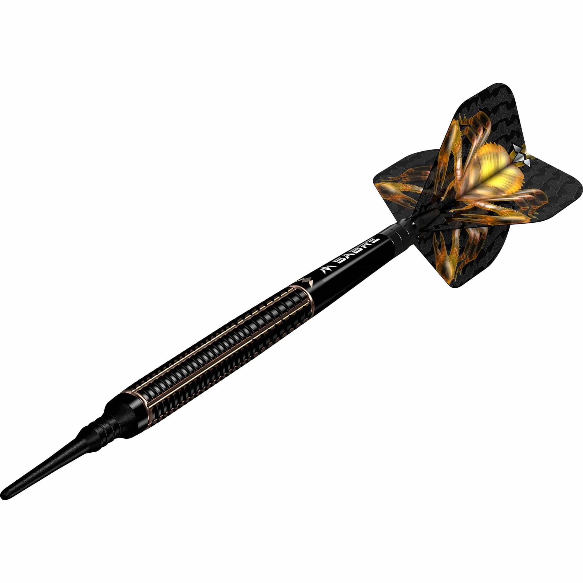 Mission Scorpion Darts - Soft Tip - 90% Tungsten - Black & Gold Electro - Image 5