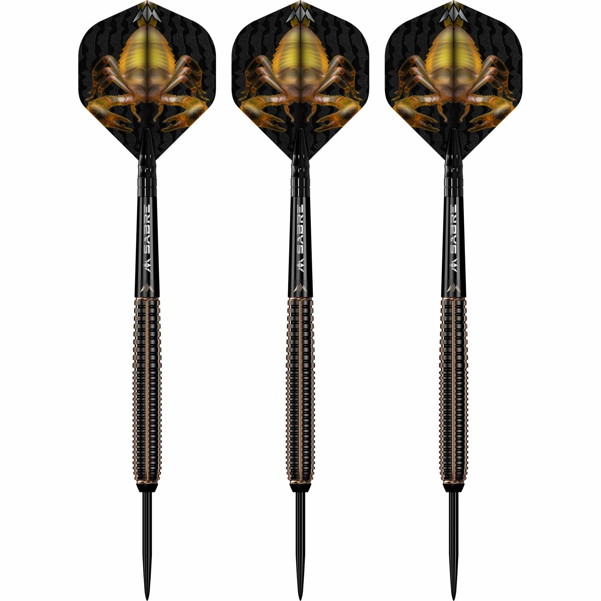 Mission Scorpion Darts - Steel Tip - 90% Tungsten - Black & Gold Electro - Image 2