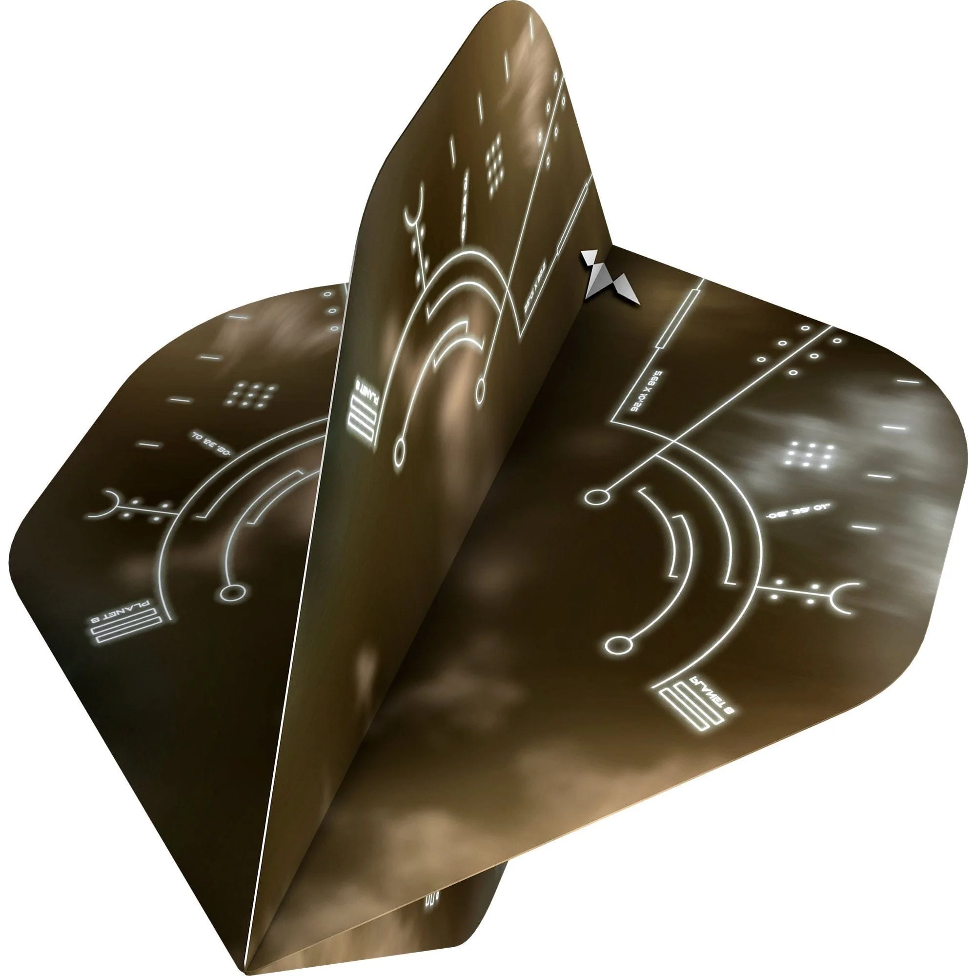 Mission Solo Dart Flights - 100 Micron - Standard No2 -Saturn - Image 2