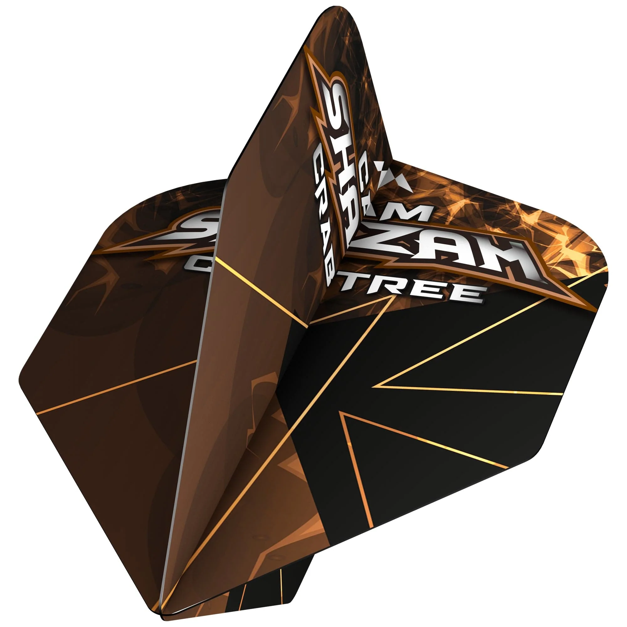 Mission Solo Dart Flights - 100 Micron - Standard No6 - Cam Crabtree - Bronze - Image 2