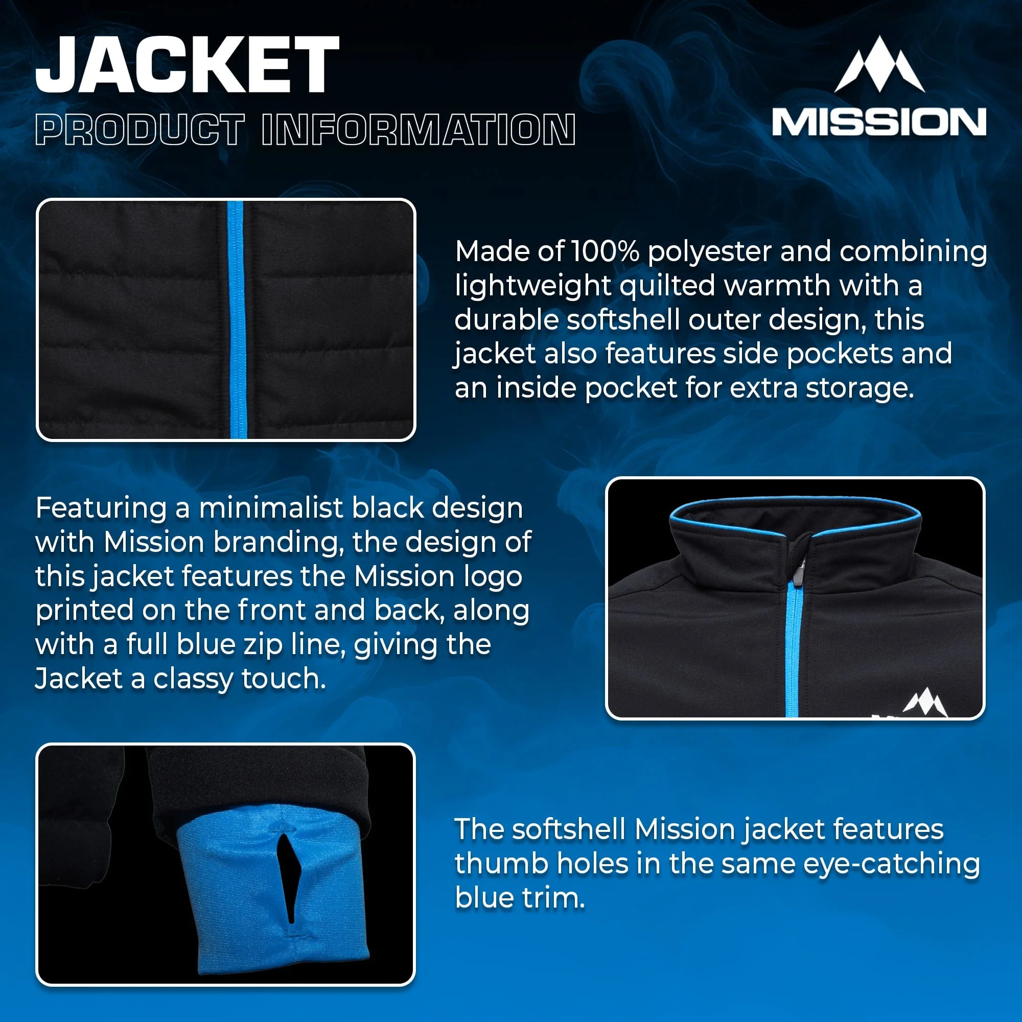 Mission Teamwear - Softshell Jacket - Black - Adult - Image 5