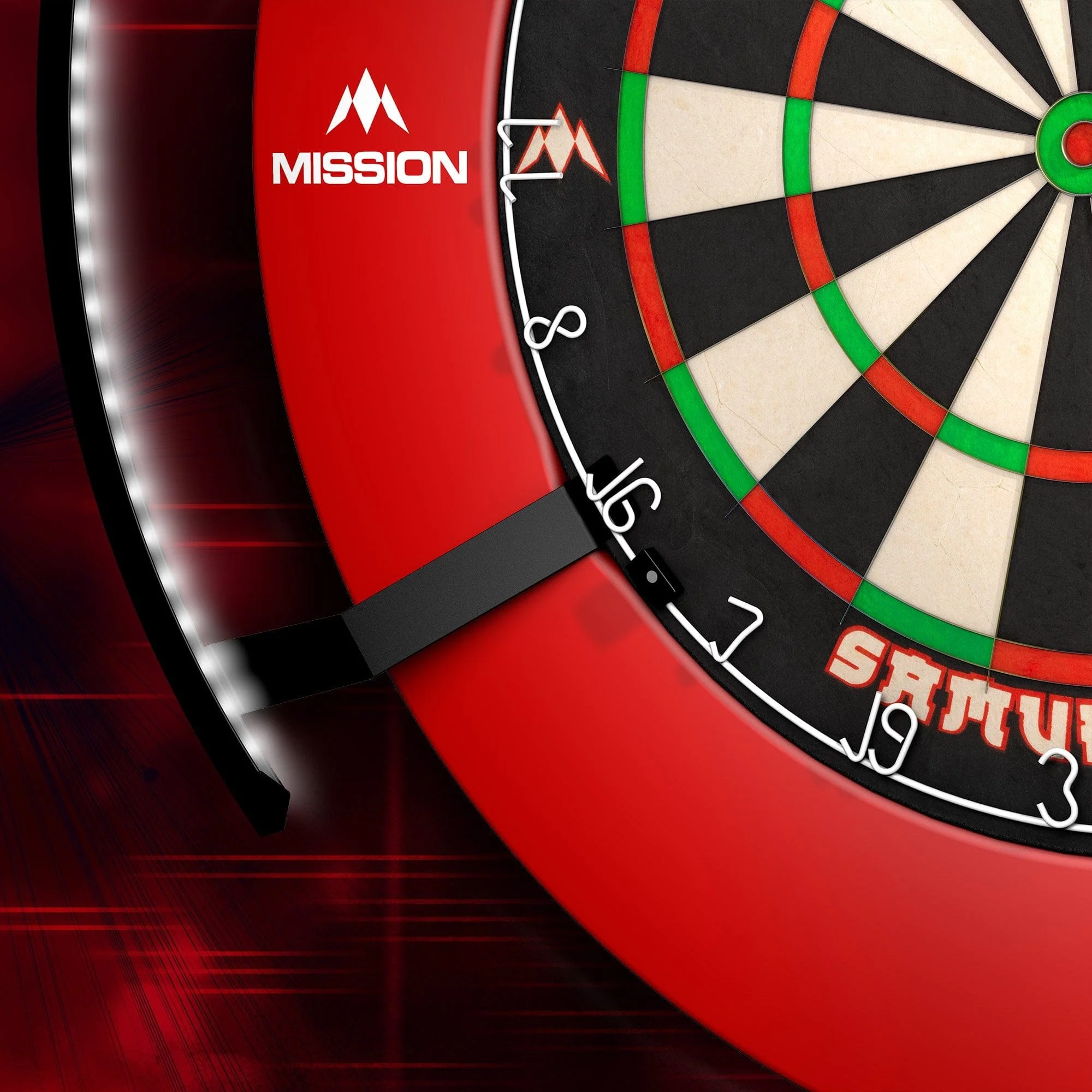 Mission Torus 270 Dartboard Lighting - Bright White Light - Image 10