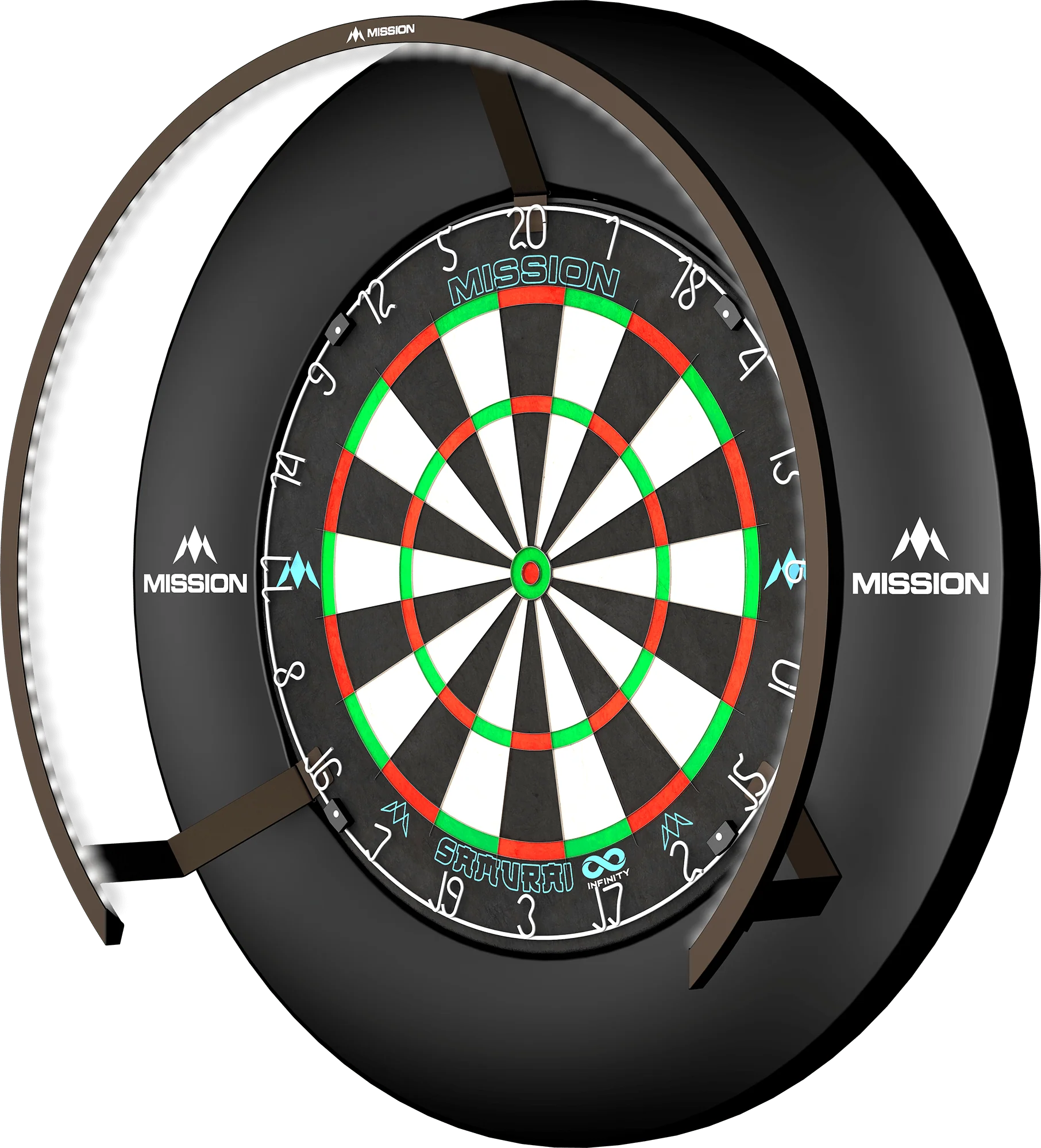 Mission Torus 270 Dartboard Lighting - Bright White Light - Image 21