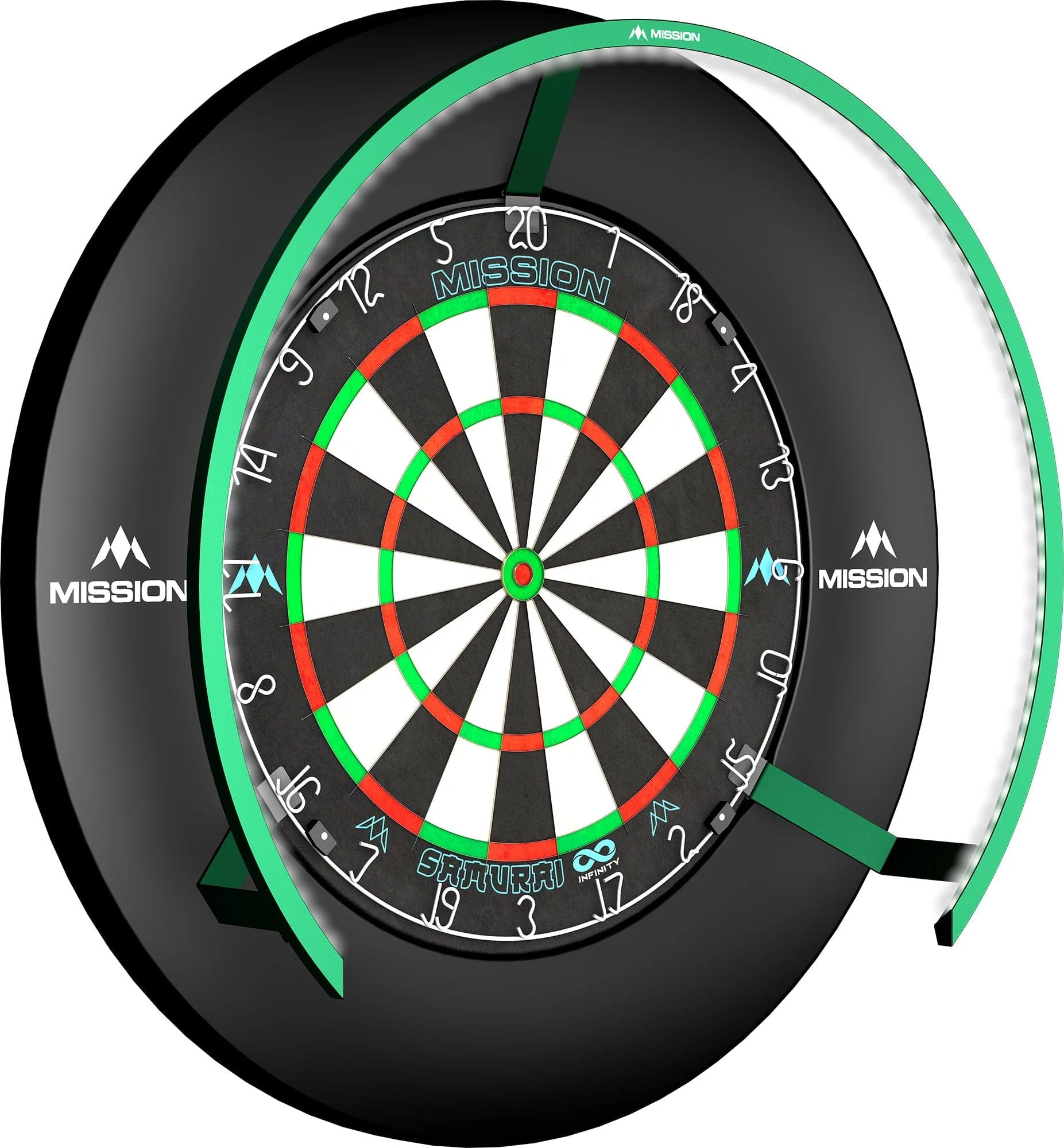 Mission Torus 270 Dartboard Lighting - Bright White Light - Image 33
