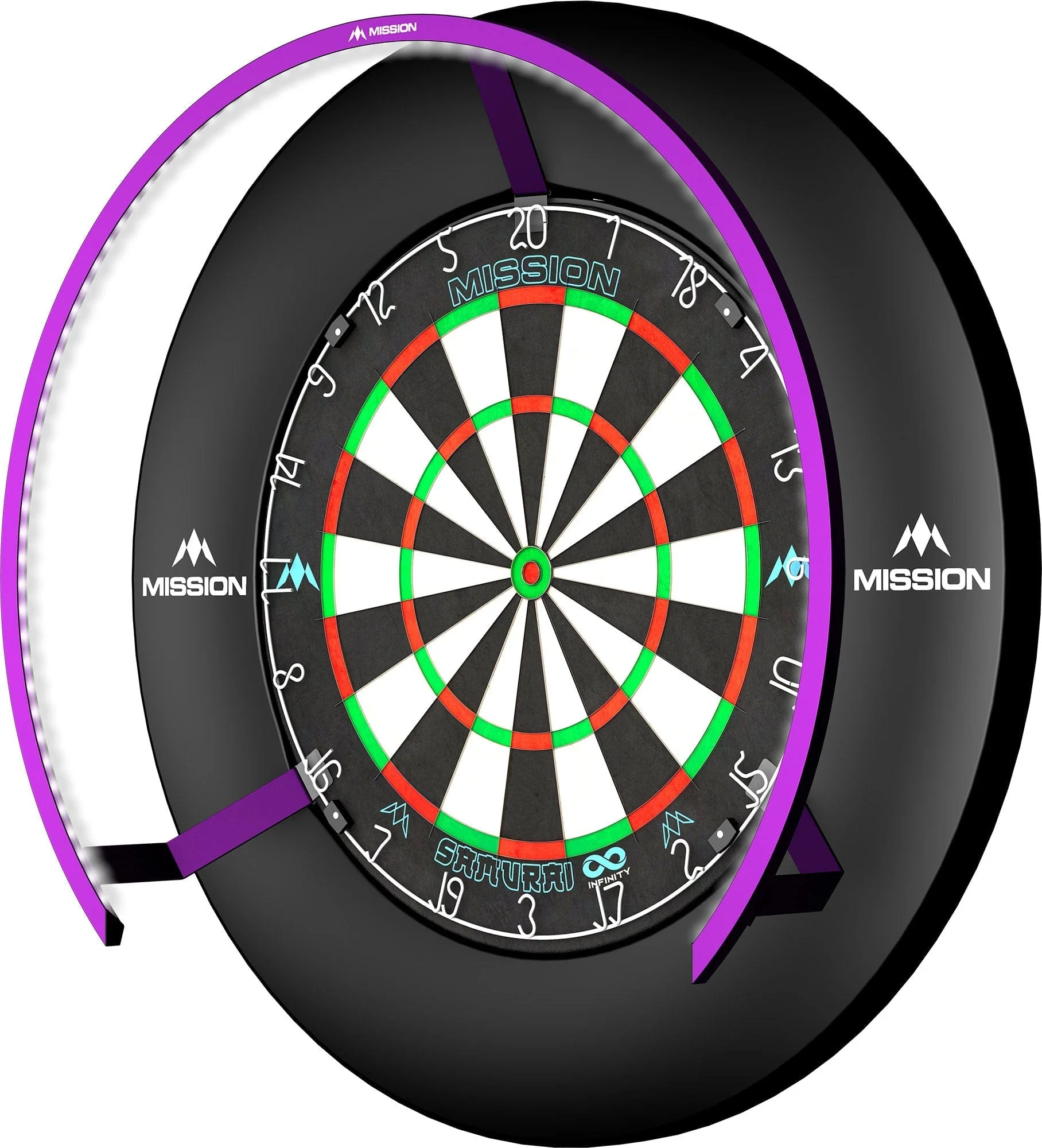 Mission Torus 270 Dartboard Lighting - Bright White Light - Image 38