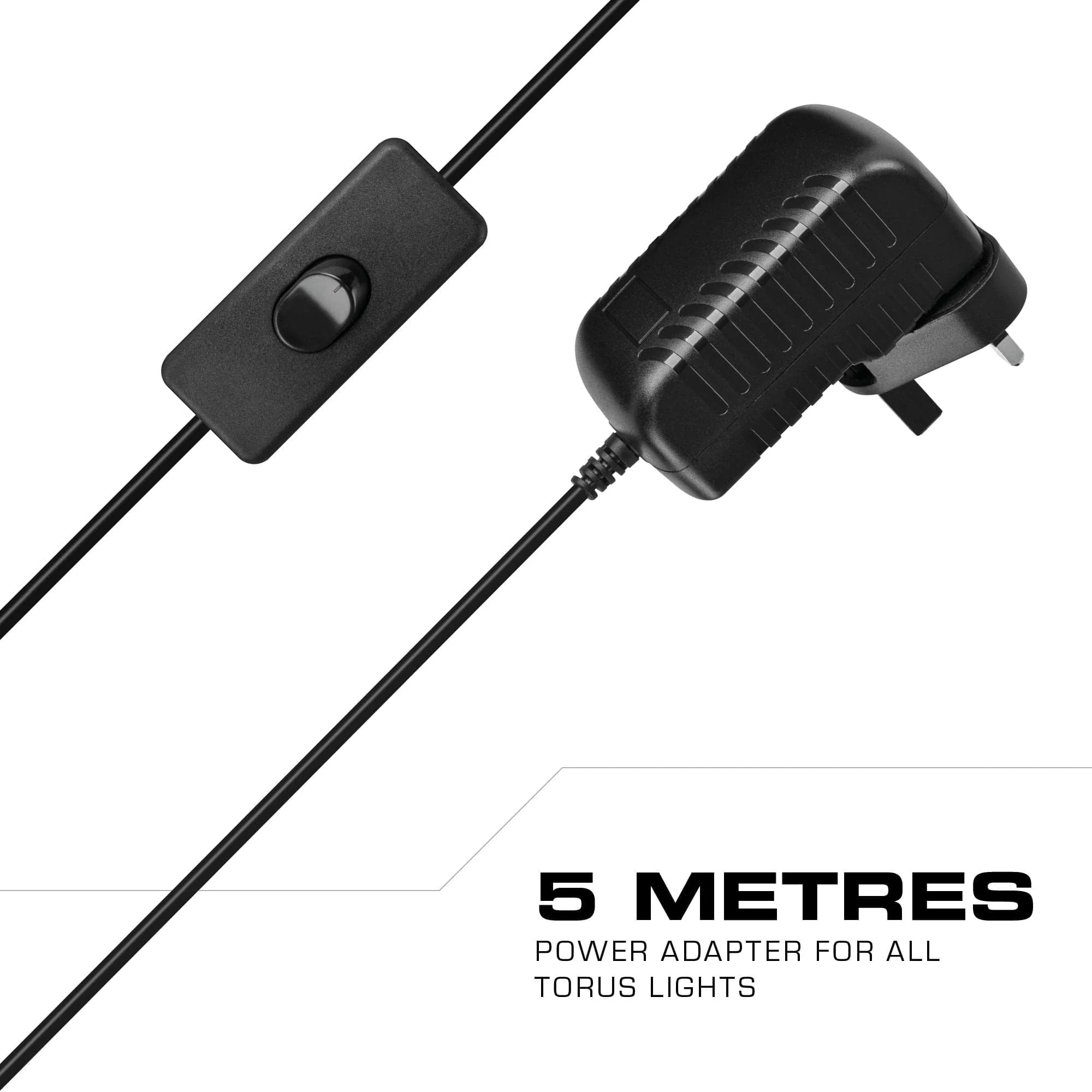 Mission Torus LED Replacement Power Adapter / Cable - Length: 5 Meter - Image 2