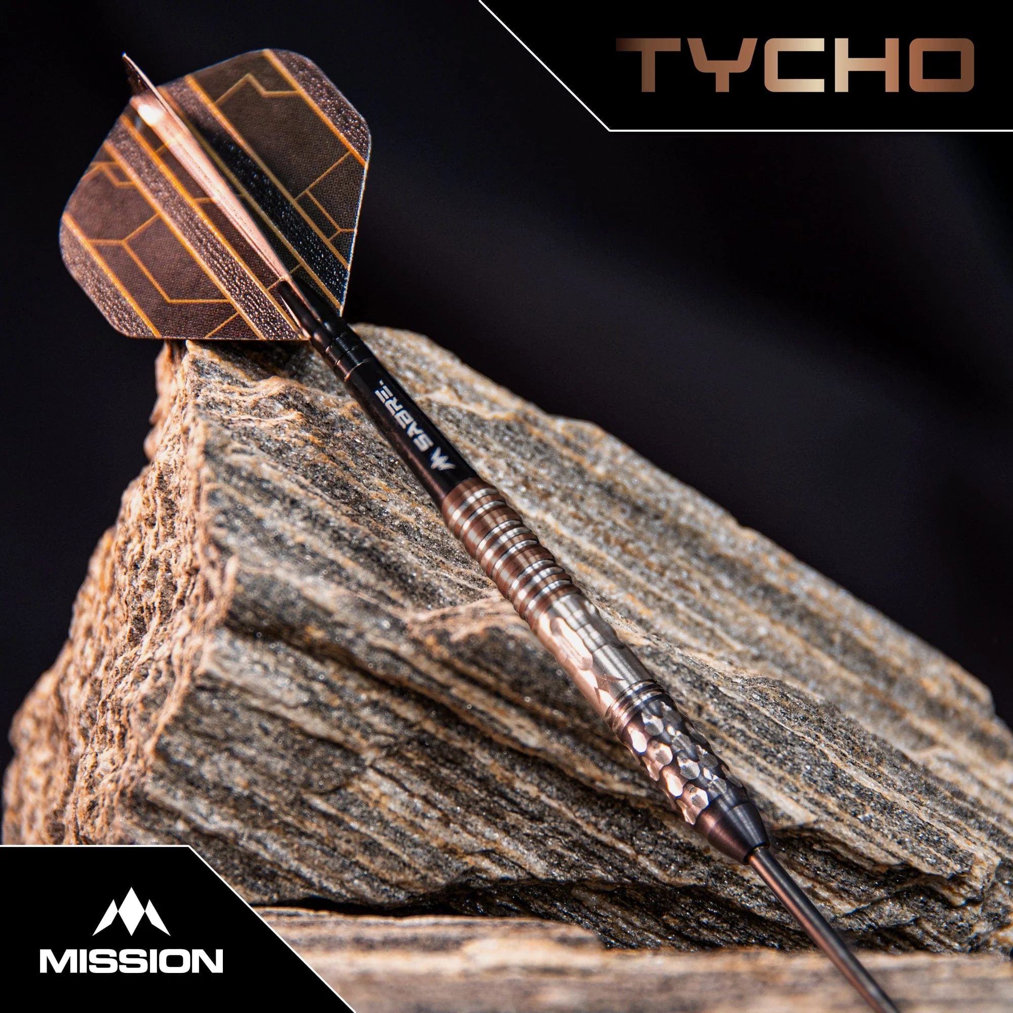 Mission Tycho Darts - Steel Tip - 95% Tungsten - Black & Bronze PVD - Image 2