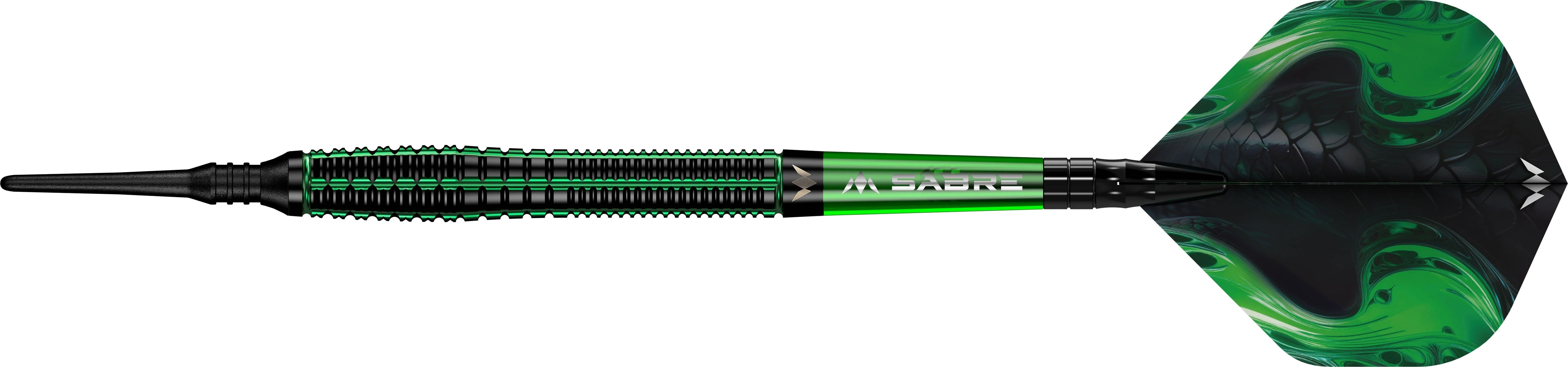 Mission Venom Darts - Soft Tip - 90% Tungsten - Black & Green Electro - Image 4