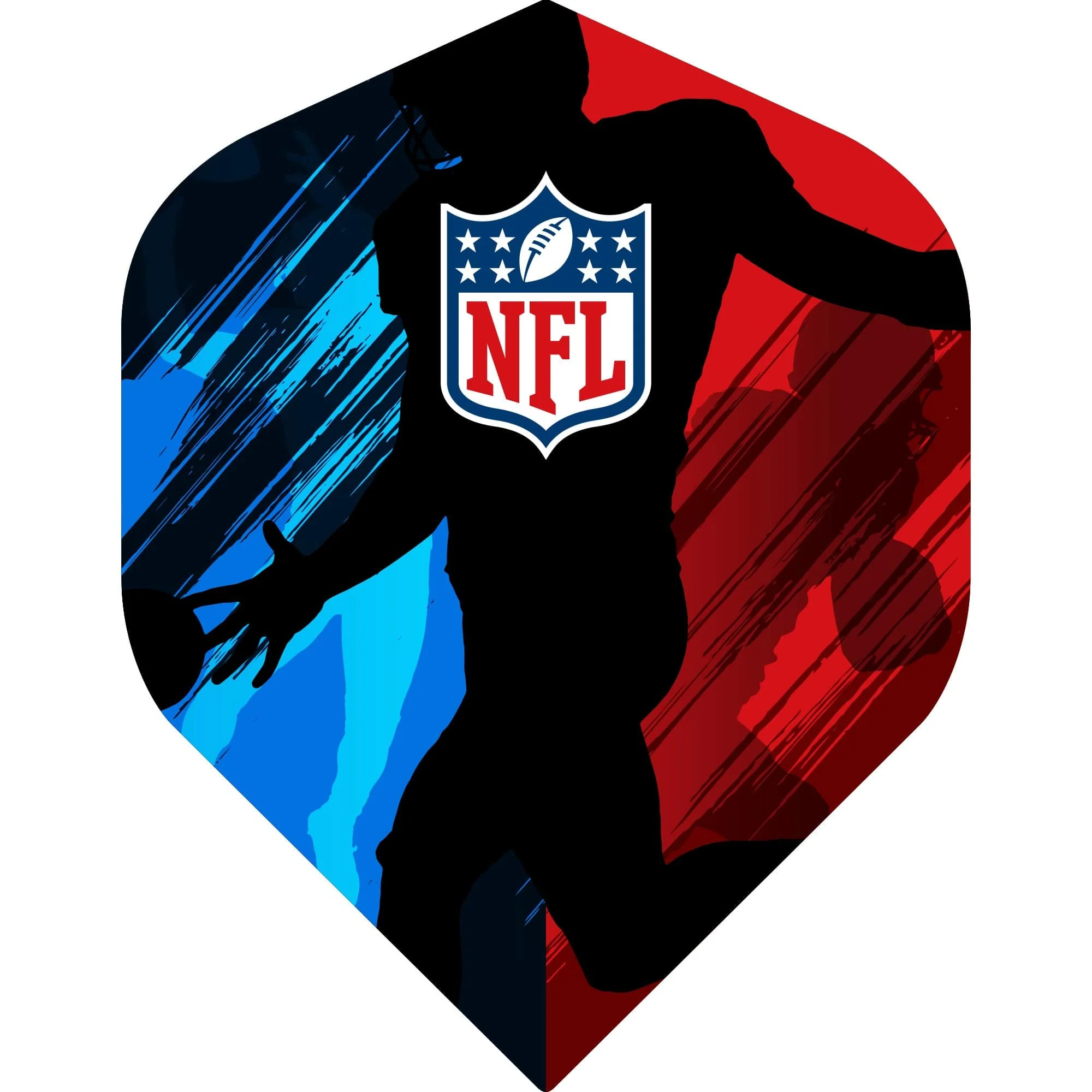 *NFL - Dart Flights - Official Licensed - No2 - Std - NFL Brand - Silhouette