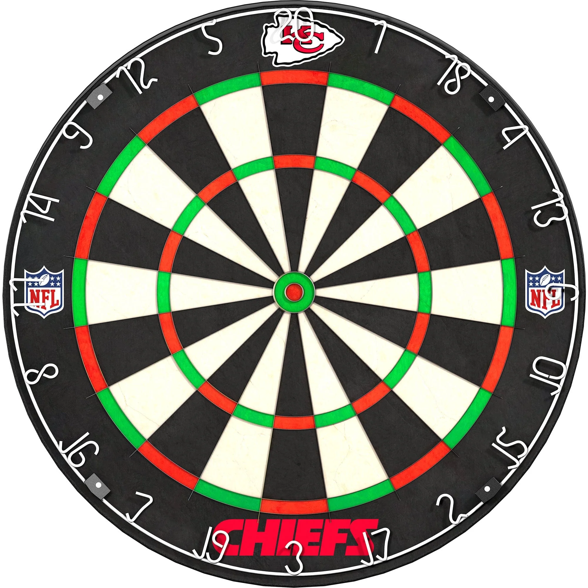 NFL - Professional Dartboard - Official Licensed - Kansas City Chiefs