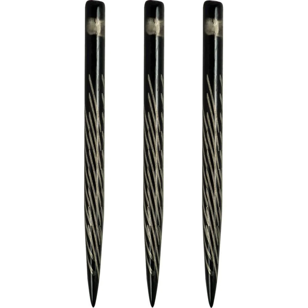 One80 Aztec Dart Points - Style C - Black - Spiral - Image 3