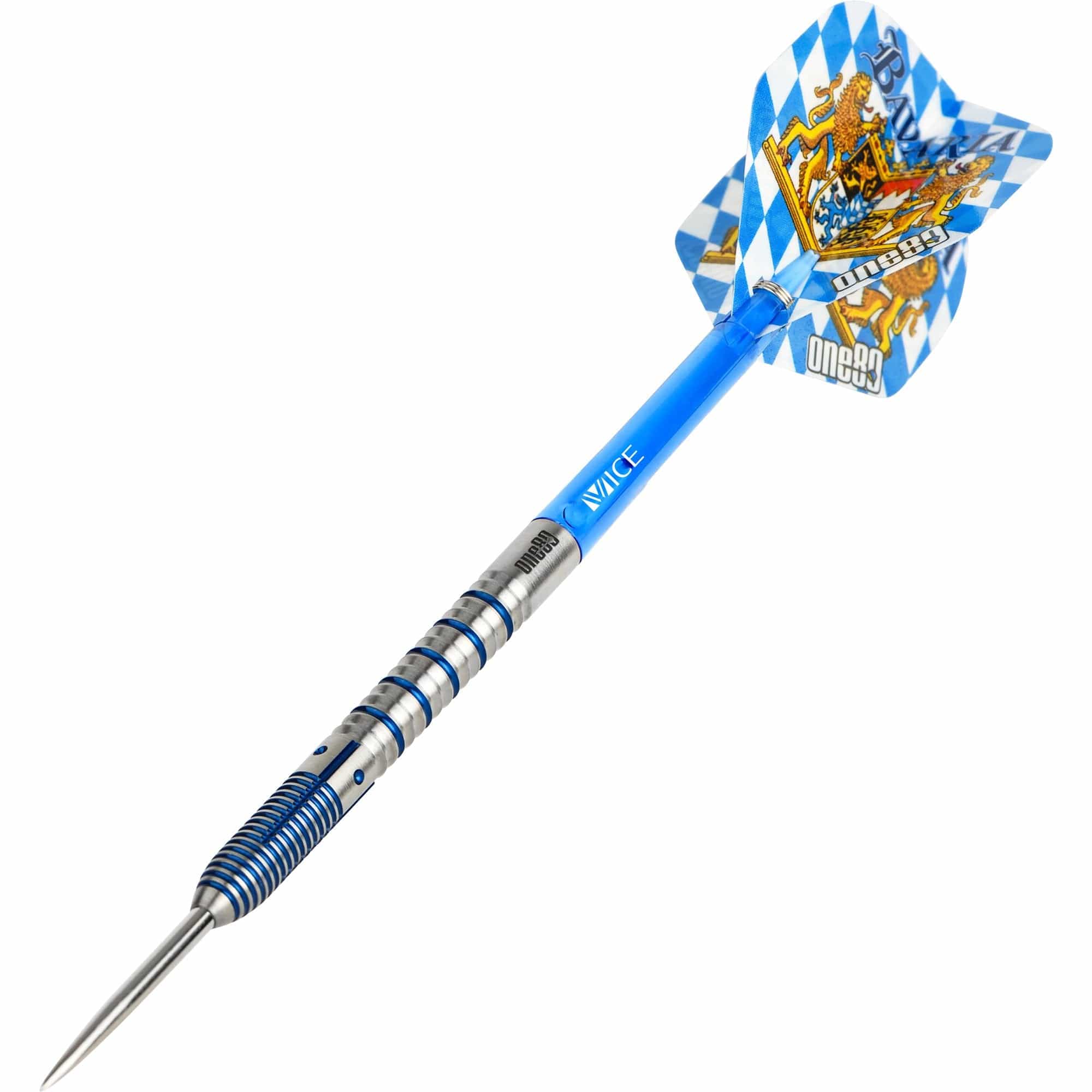 One80 Bavaria Ultra Long Darts - Steel Tip - S03 - Blue - Image 5