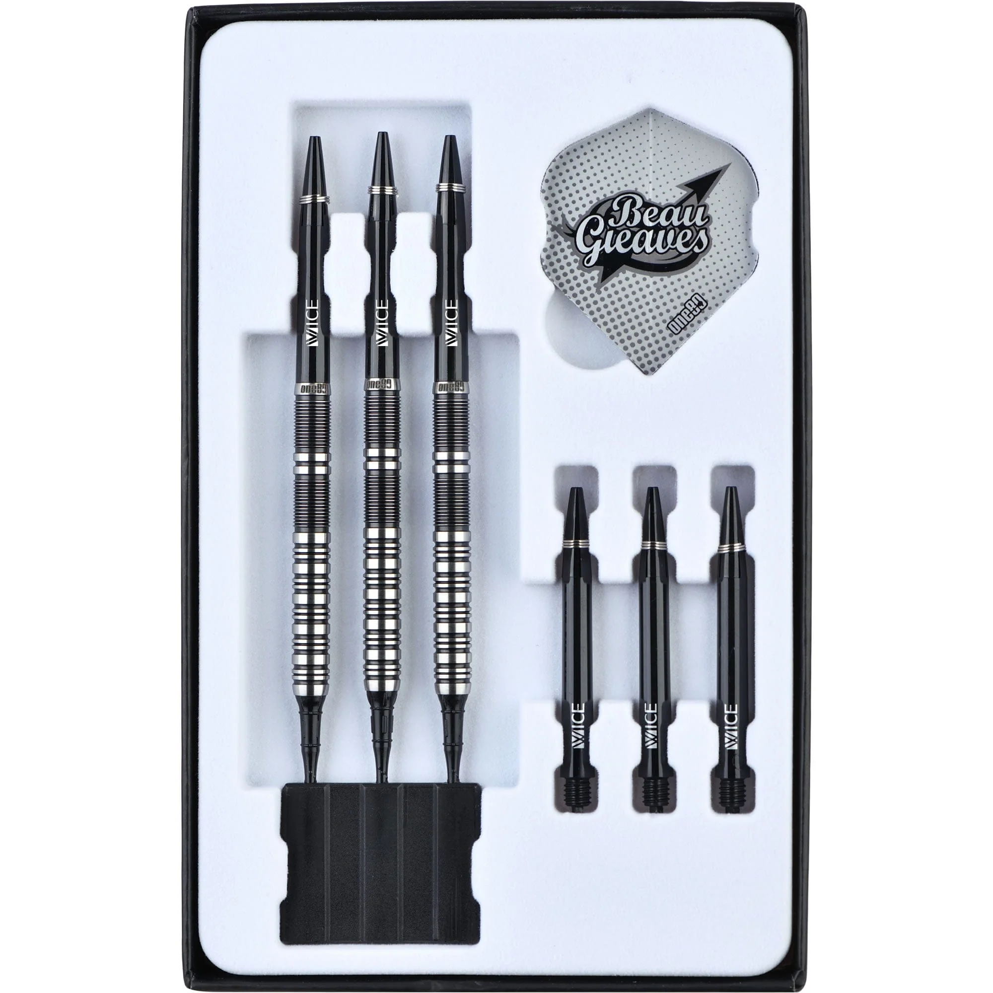 *One80 Beau Greaves Darts - Soft Tip - HD - Black & Silver - Image 8