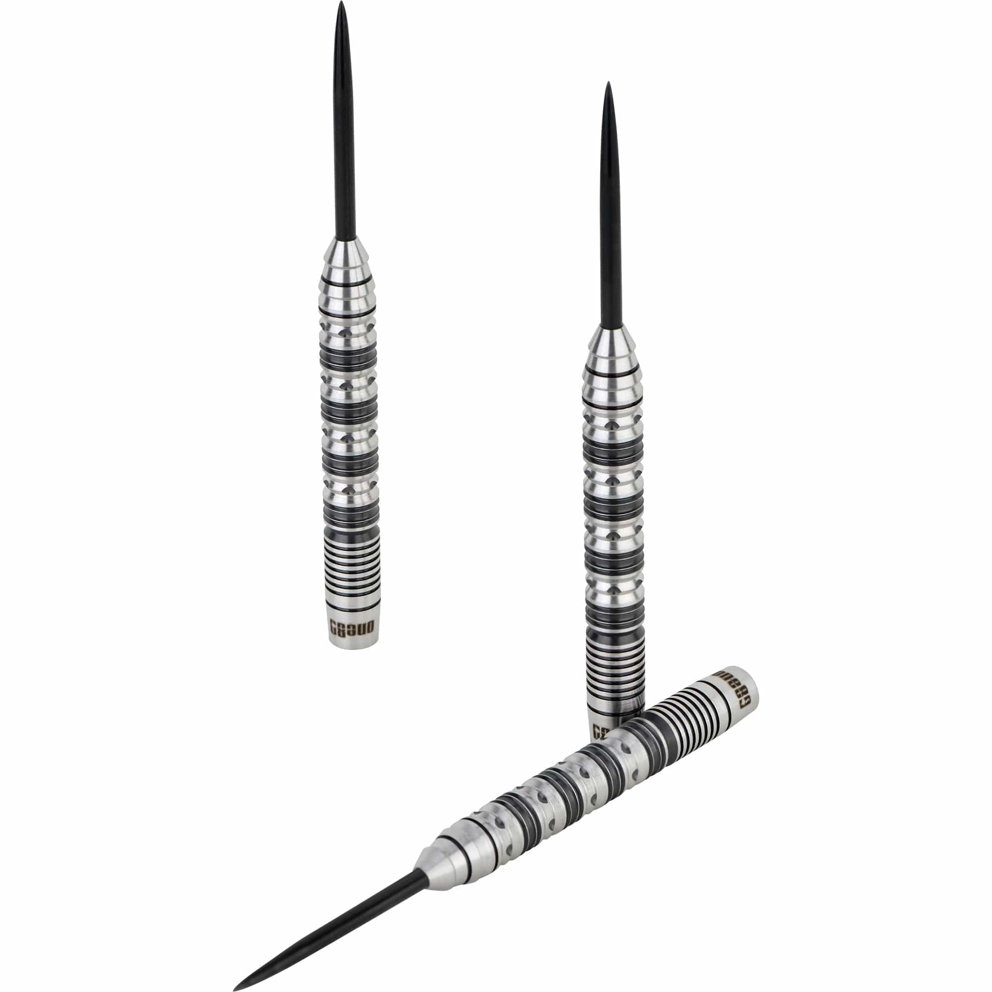 *One80 Elmar Paulke Darts - Steel Tip - V2 - Black & Silver - Image 7