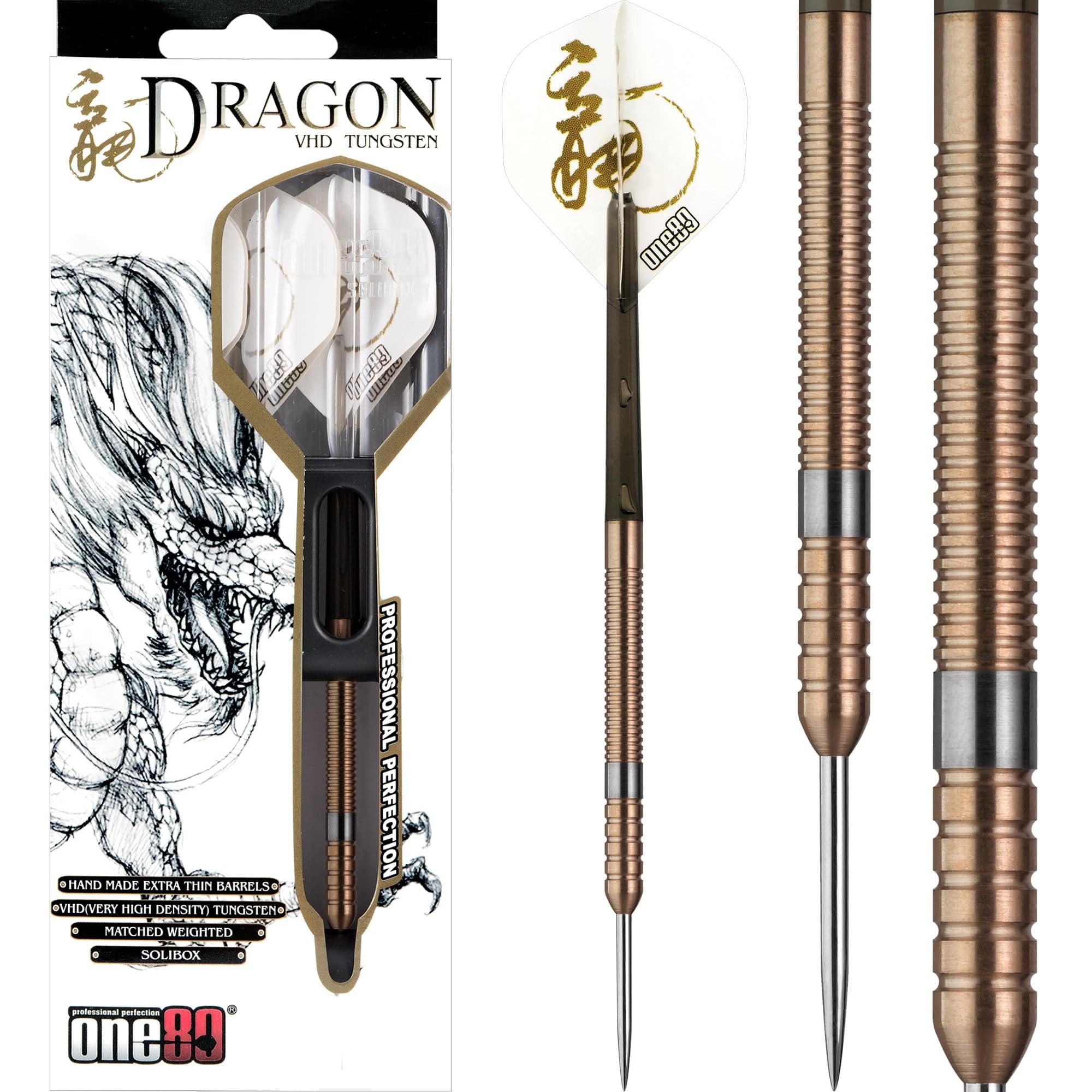 One80 FIRE Dragon Darts - Steel Tip Tungsten - Hand Made - Image 3