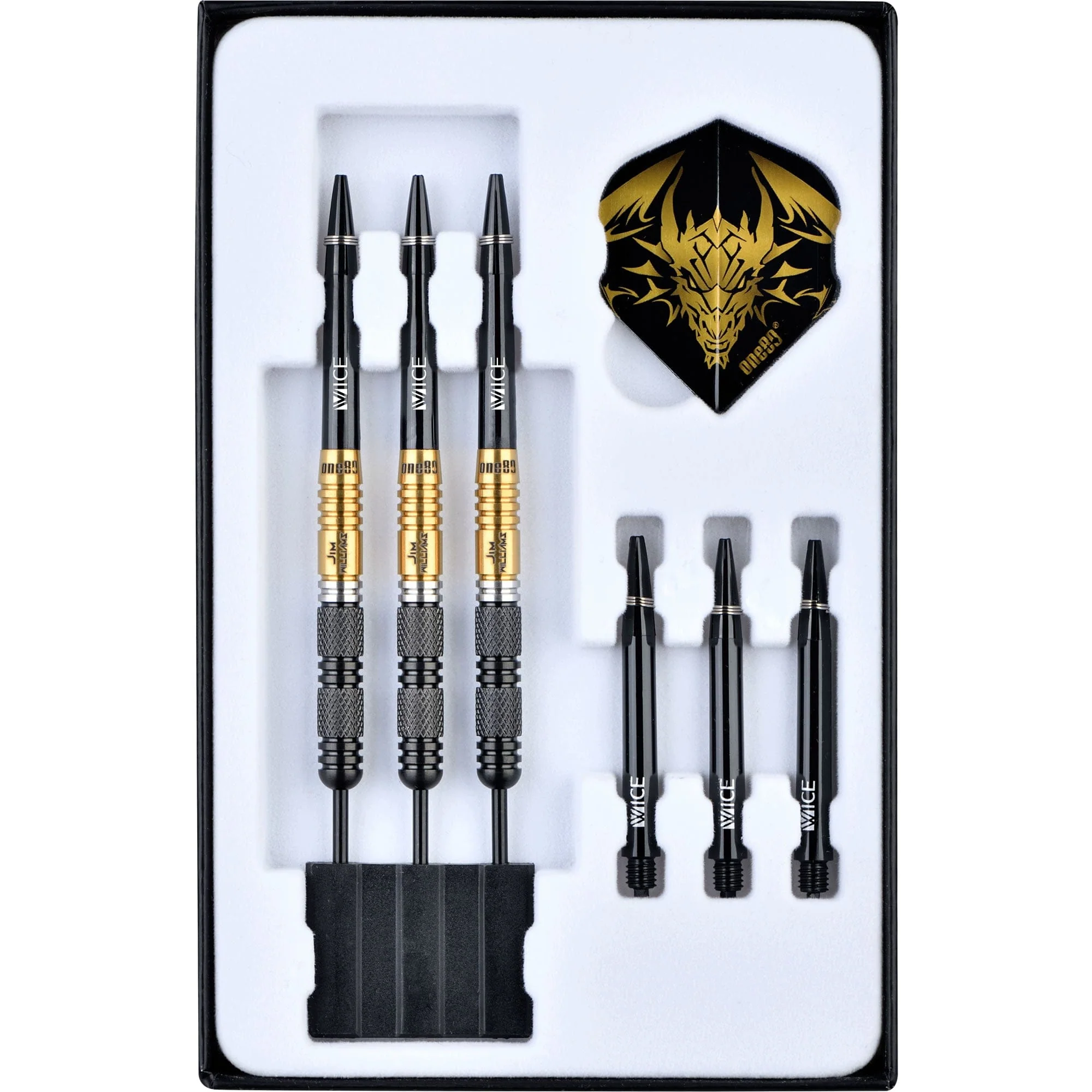 One80 Jim Williams Darts - Steel Tip - Black & Gold - Image 6