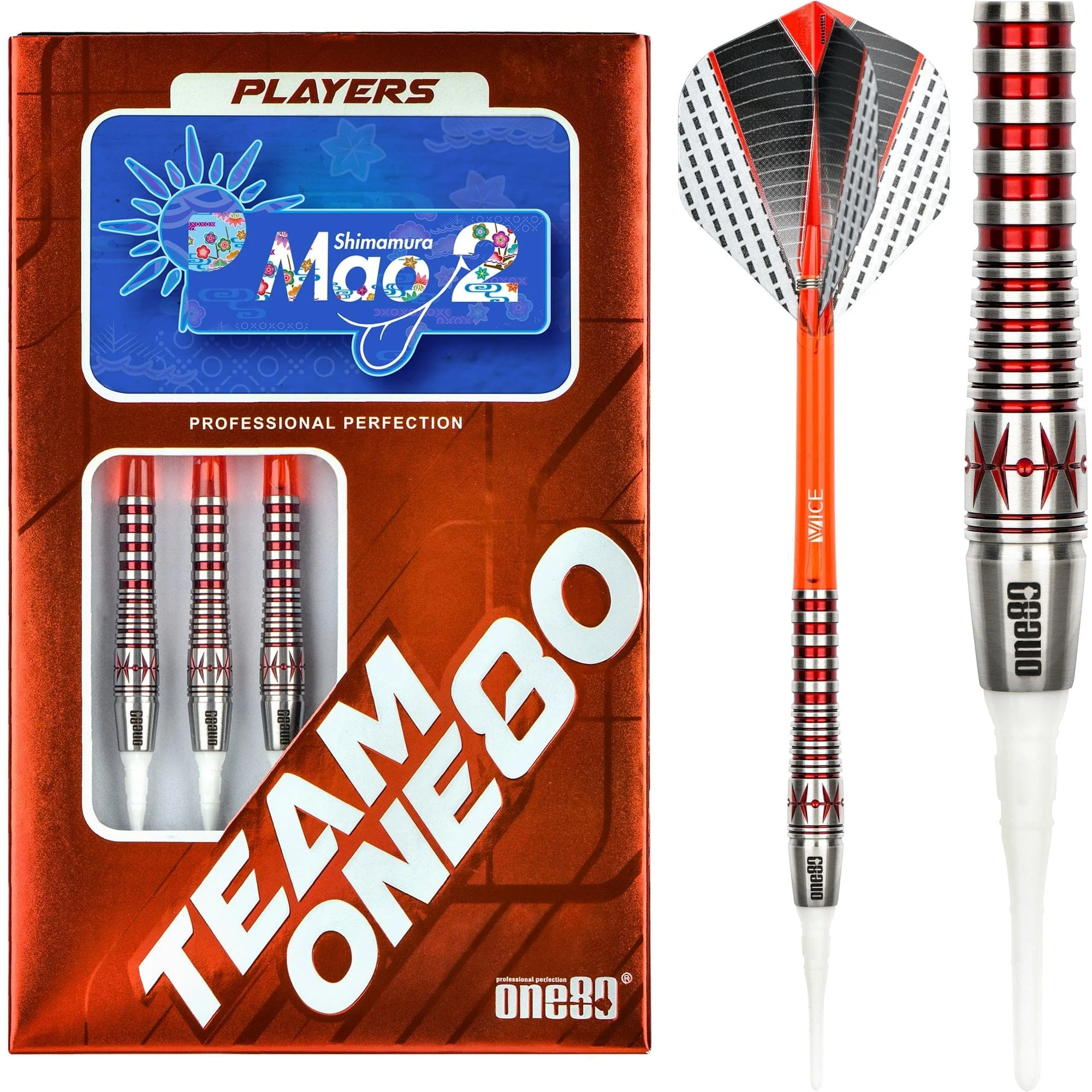 *One80 Mao Shimamura Darts - Soft Tip - Signature V2