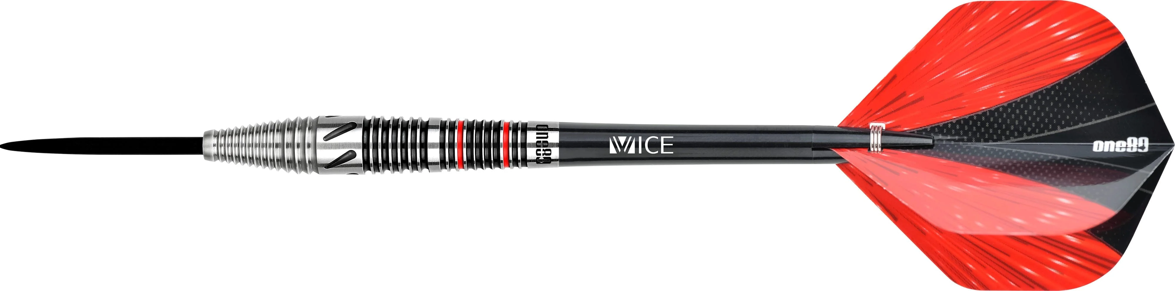 One80 Mick Lacey Darts - Steel Tip - Lone Wolf - Black & Red - 23.5g - Image 7