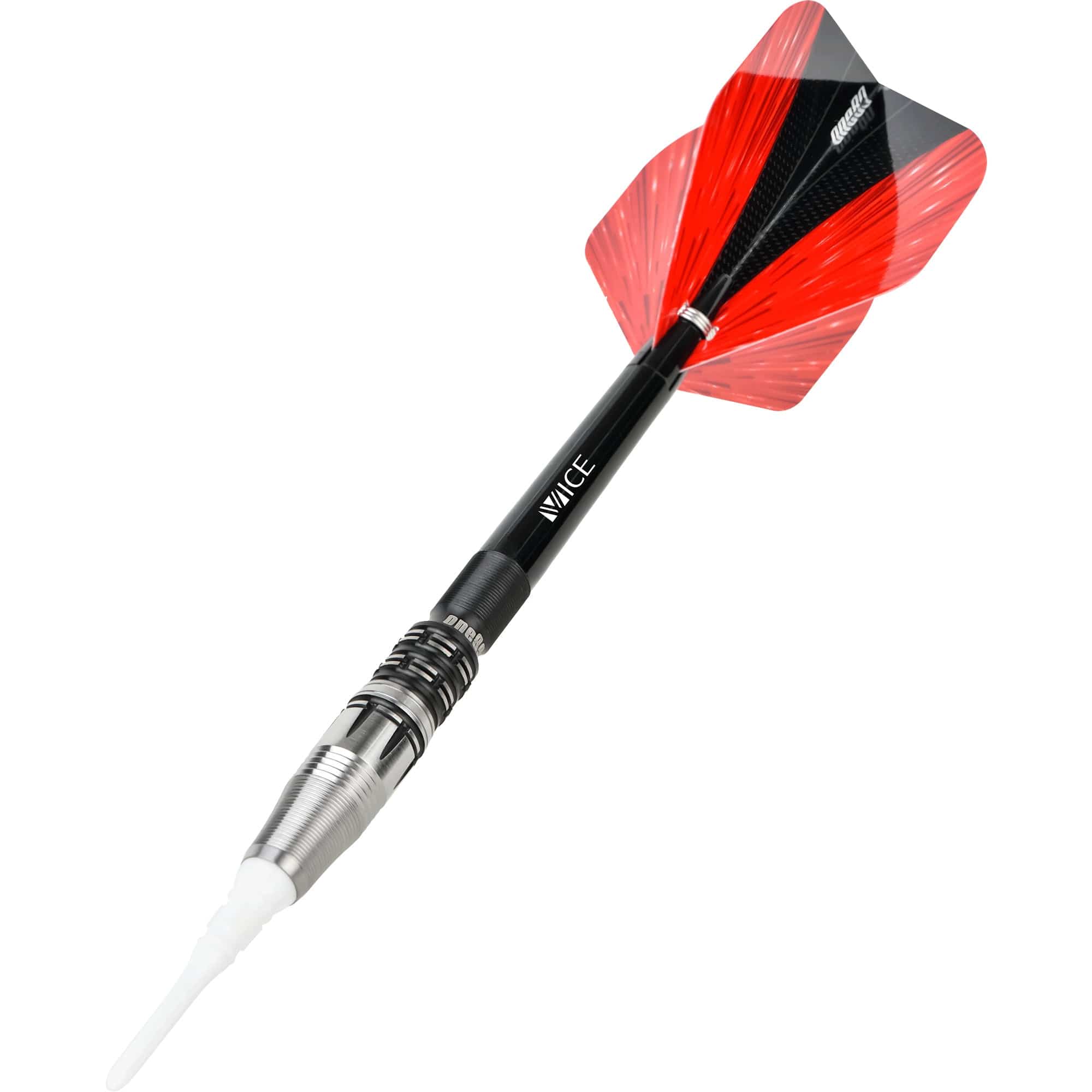 One80 Niko Springer Darts - Soft Tip - Signature - Black \ Silver - 18g - Image 5