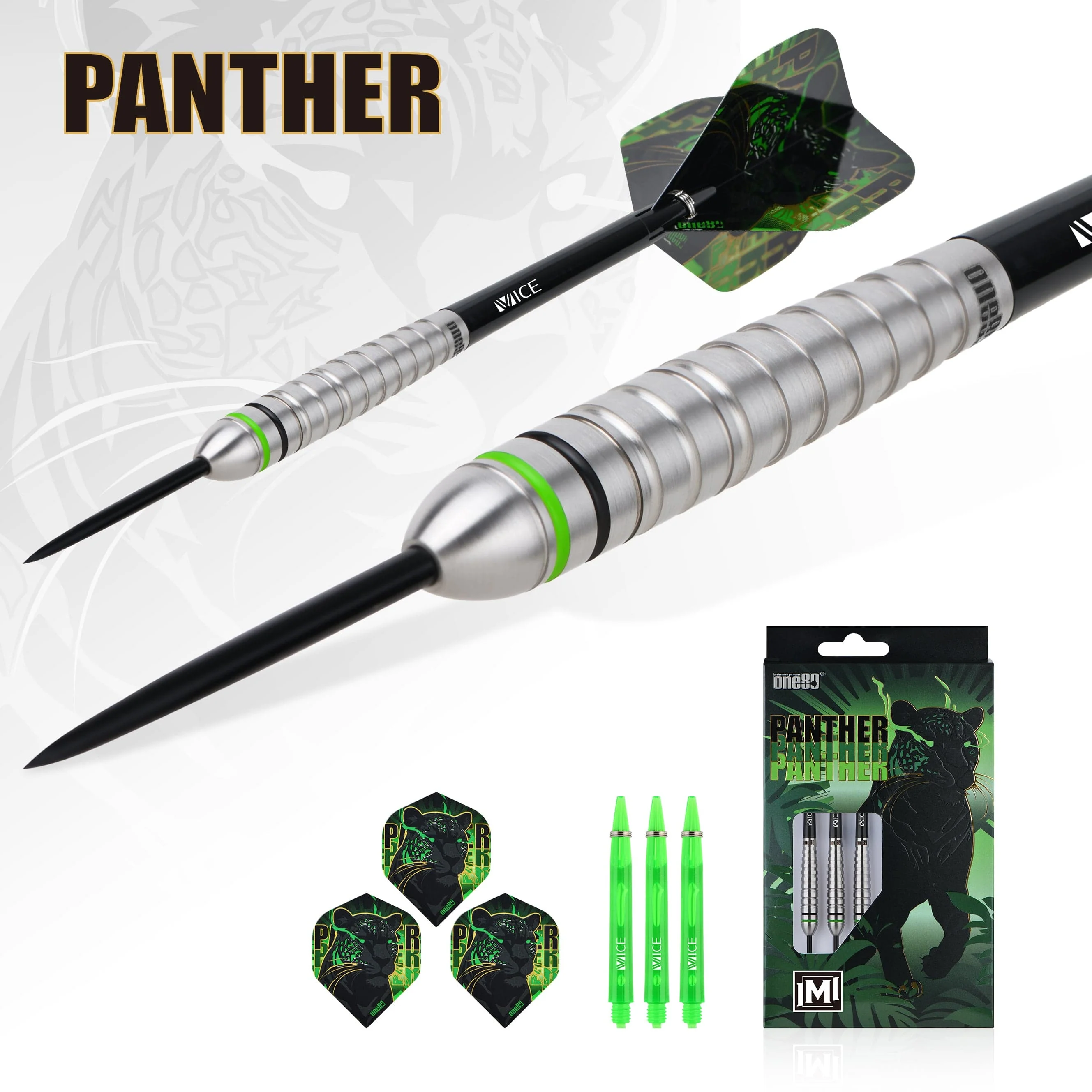 One80 Panther-M Darts - Steel Tip - 90% Tungsten - Image 3