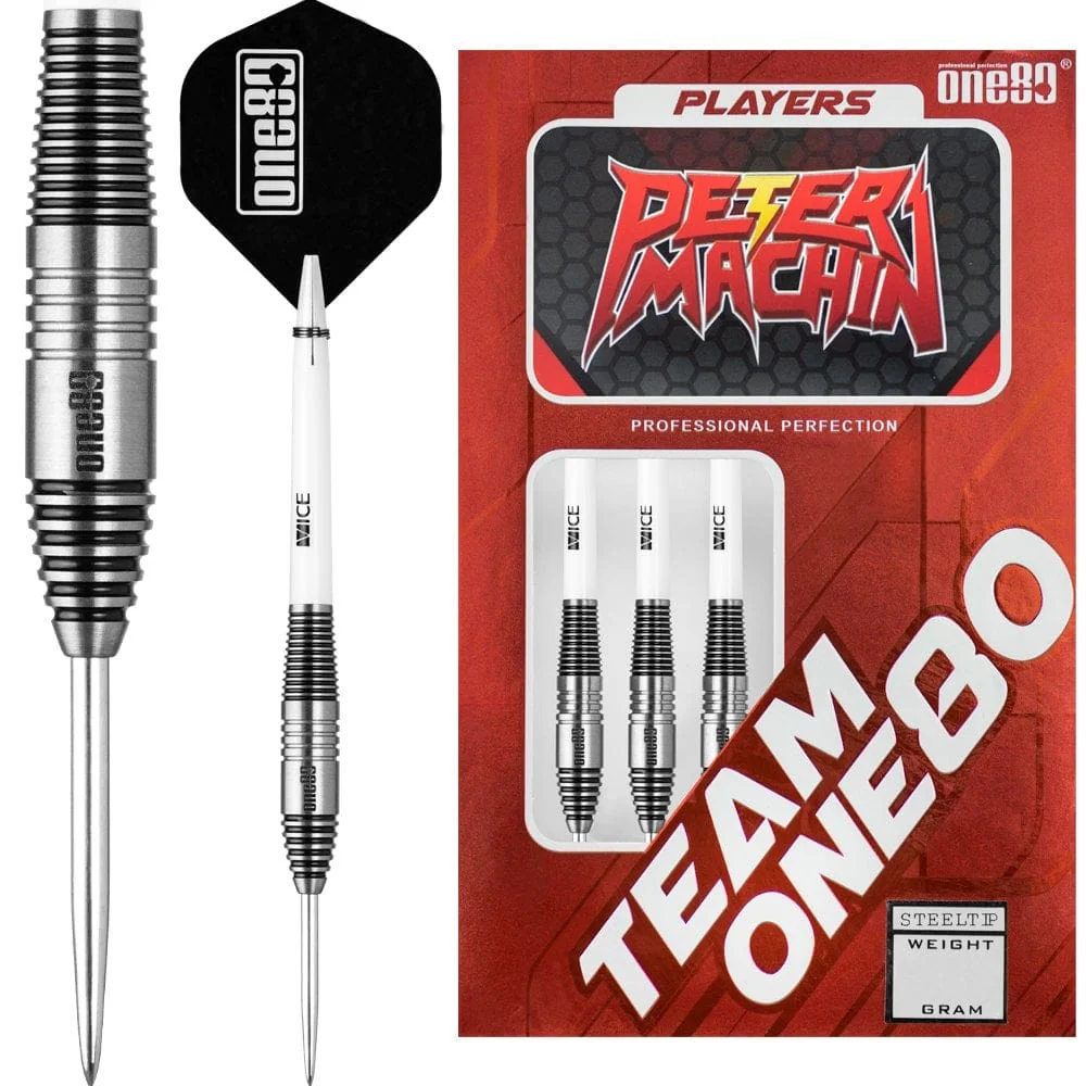 One80 Peter Machin Darts - Steel Tip Tungsten - 23g