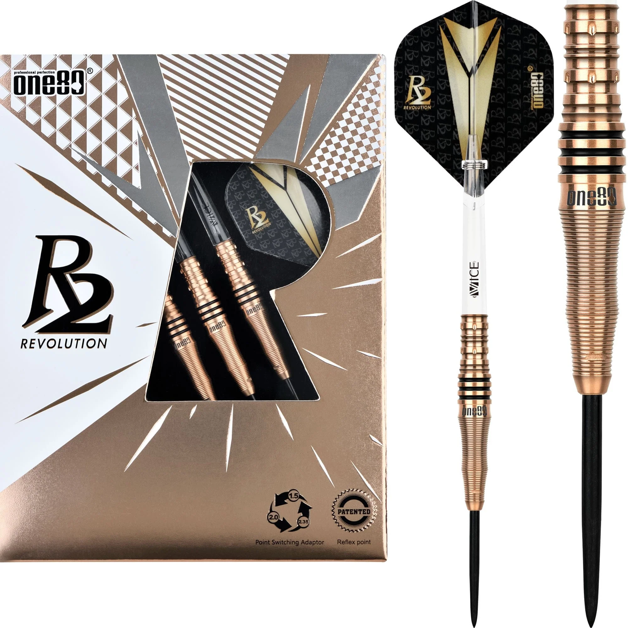 One80 R2 Interchange Darts - Steel Tip - Re-surge