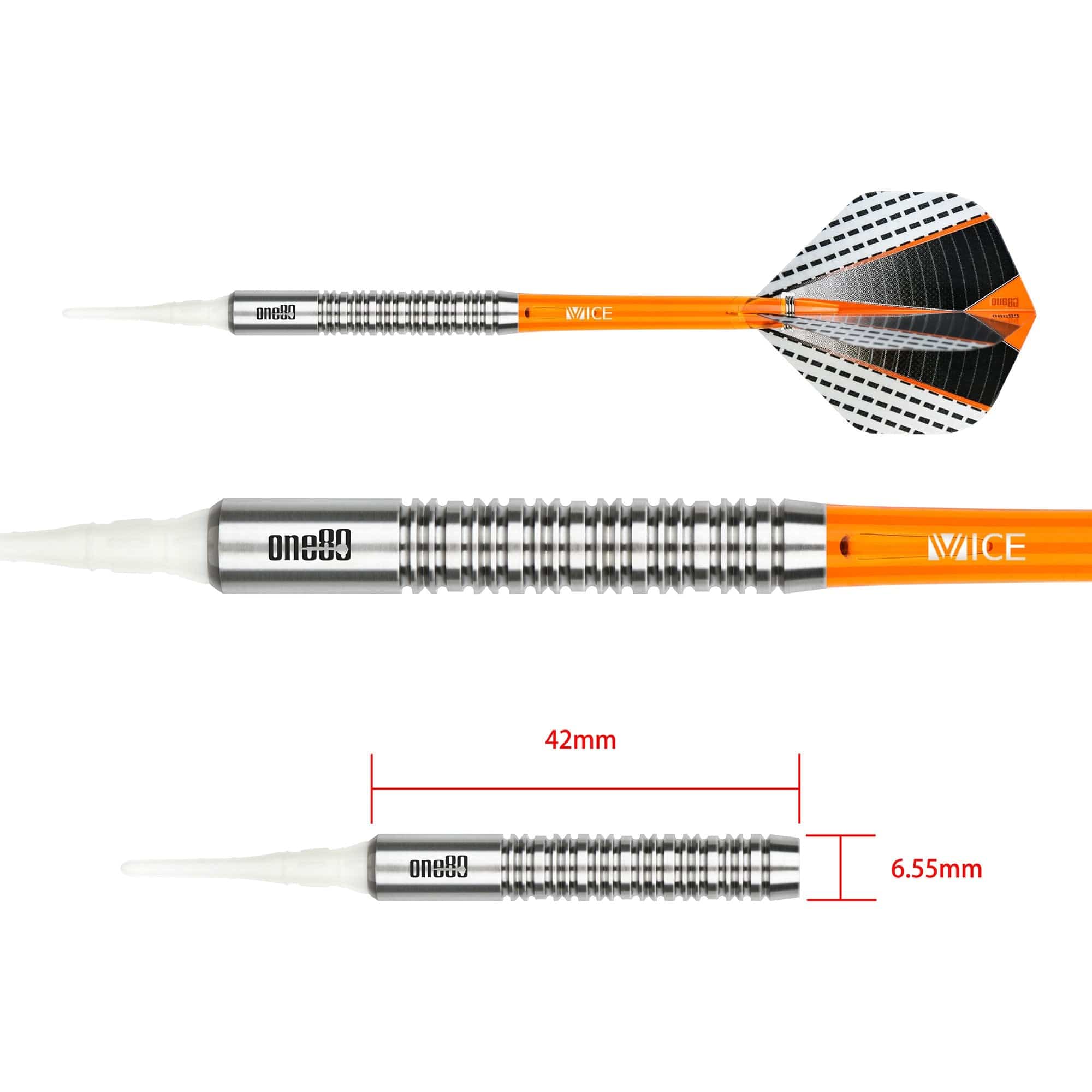 One80 Raise UK Darts - Soft Tip - Ringed - Image 3