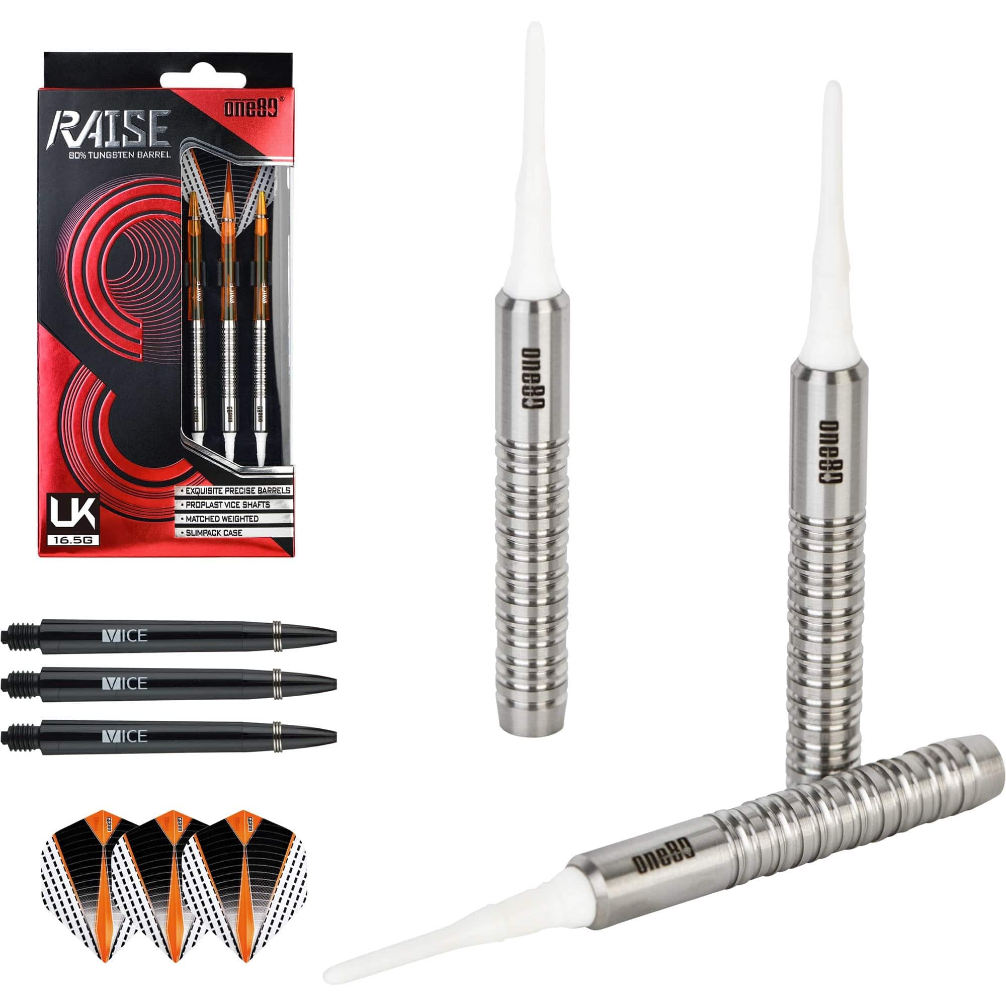 One80 Raise UK Darts - Soft Tip - Ringed - Image 4