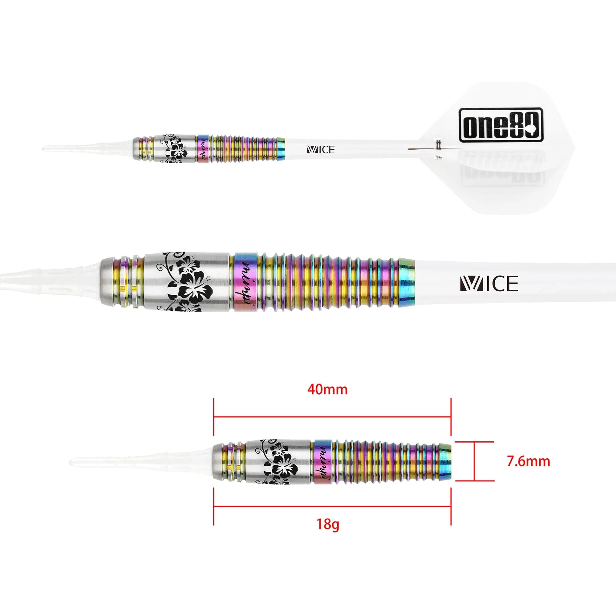 One80 Sakuma Hiromi Darts - Soft Tip - Mimpi - Signature - Chameleon - 18g - Image 3