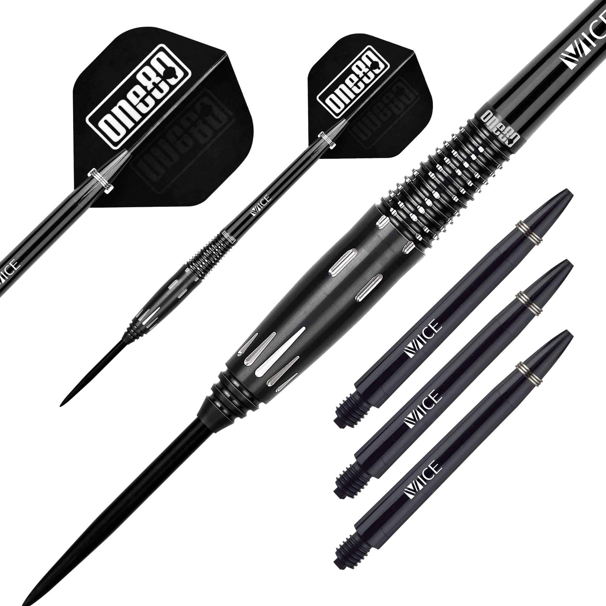 One80 Saori Miymoto Darts - Steel Tip - Rafale - Signature - Black - 21g - Image 2