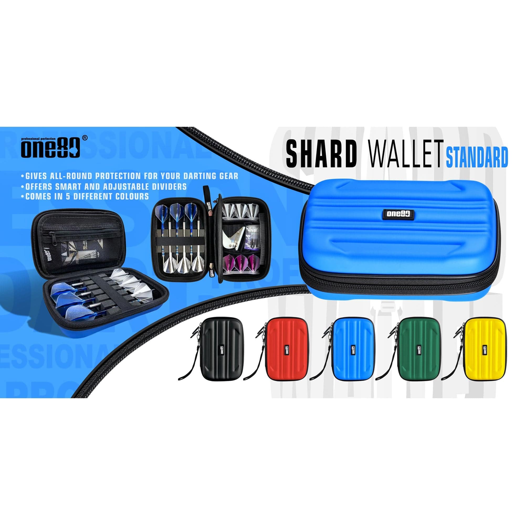 One80 Shard Standard Dart Case - Strong EVA Material - Colours - Image 34