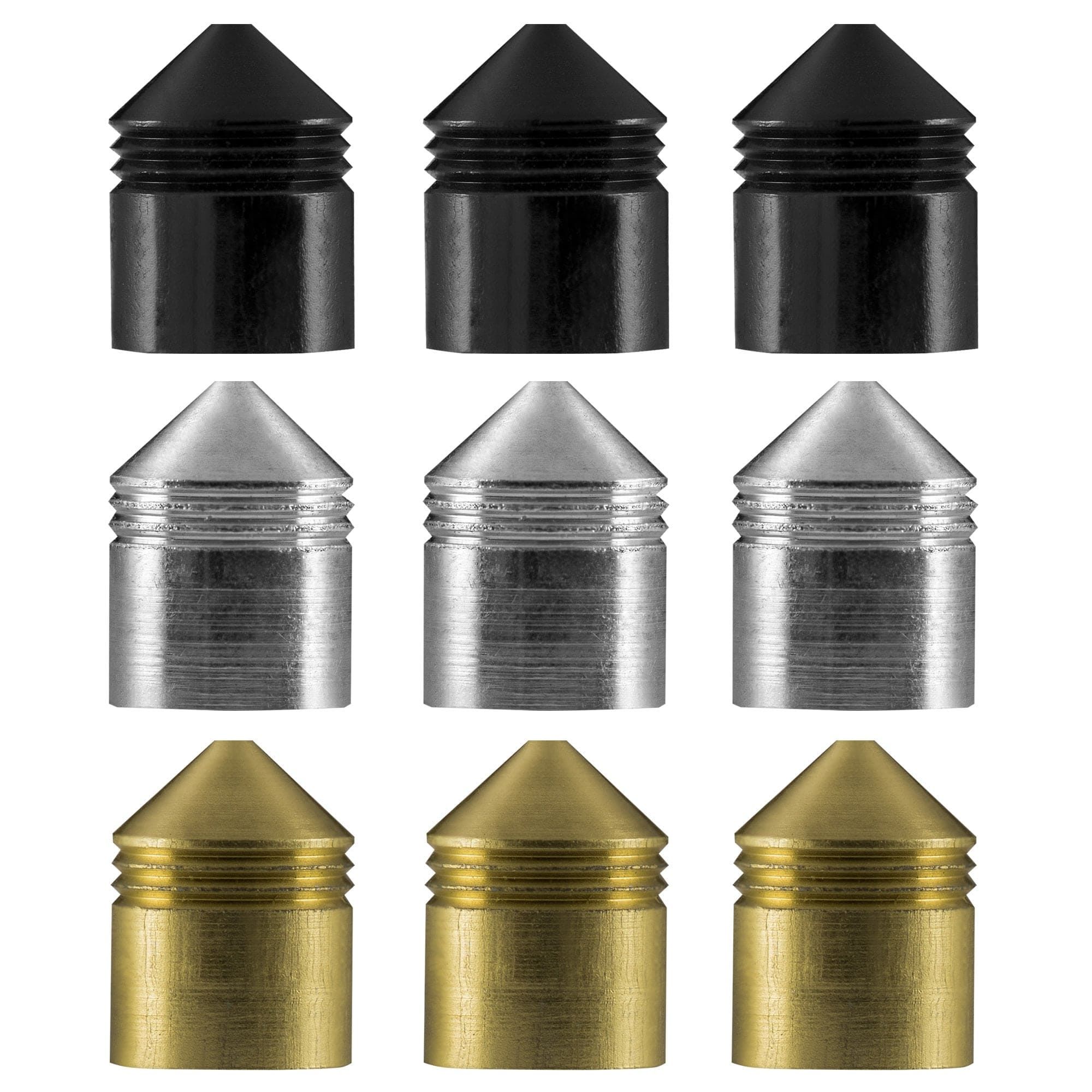 *One80 Vice Lock System - Shaft Caps - Black - Pack 6