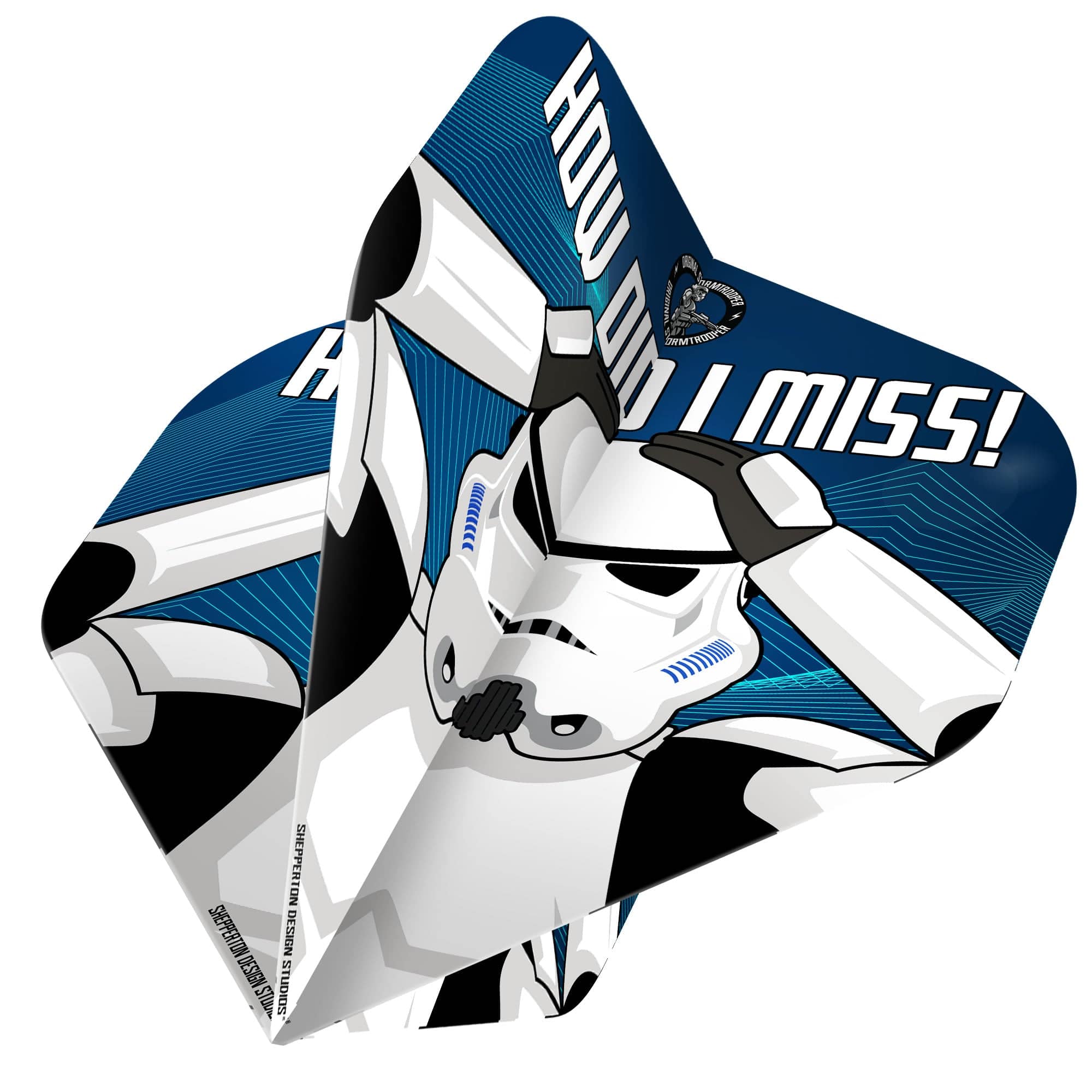 Original StormTrooper Dart Flights - Official Licensed - No2 - Std - Storm Trooper - How Did I Miss - Image 2