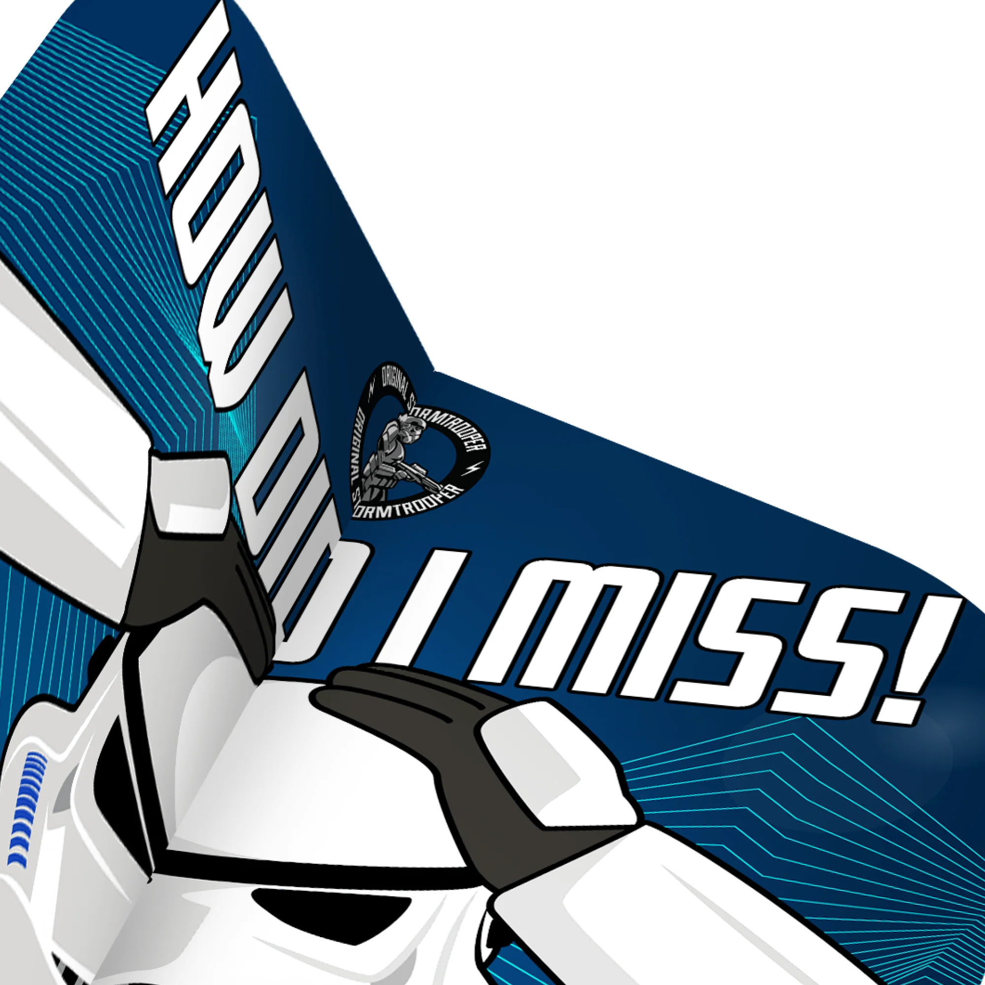 Original StormTrooper Dart Flights - Official Licensed - No2 - Std - Storm Trooper - How Did I Miss - Image 5