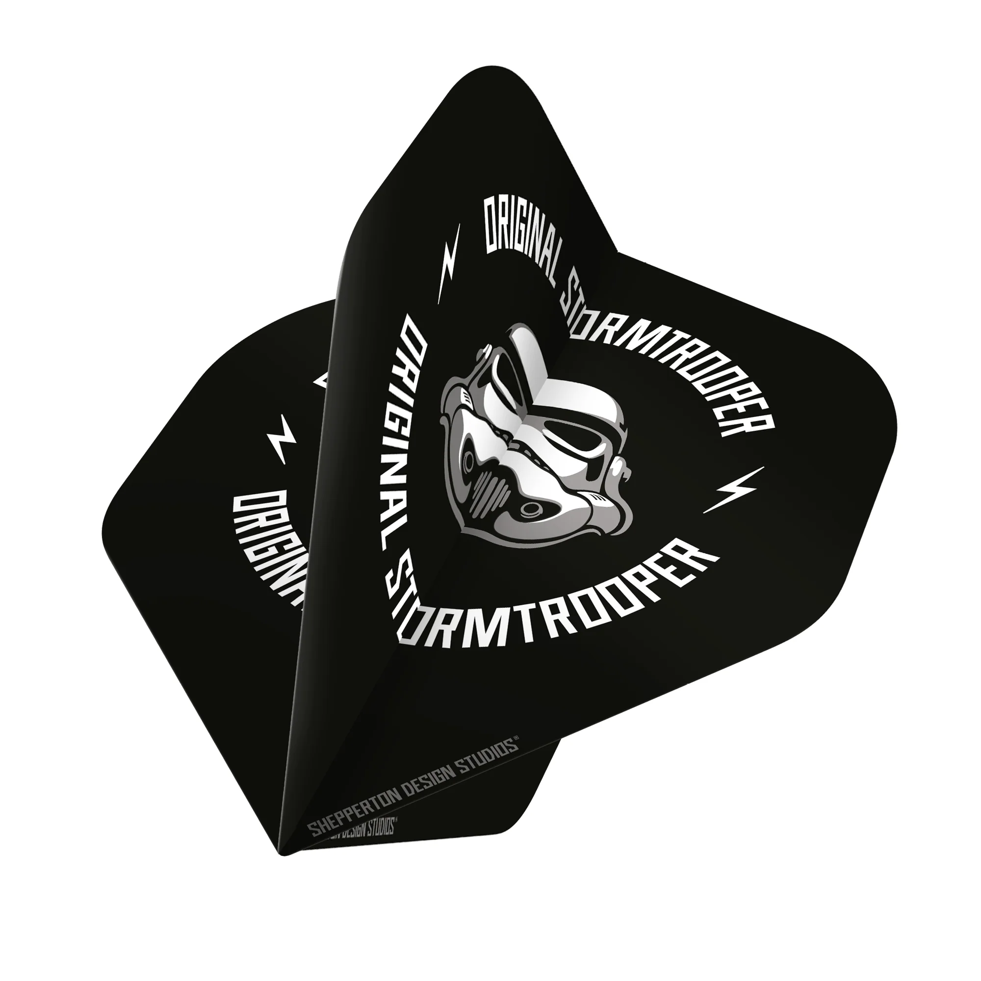 Original StormTrooper Dart Flights - Official Licensed - No2 - Std - Storm Trooper - Logo on Black - Image 6