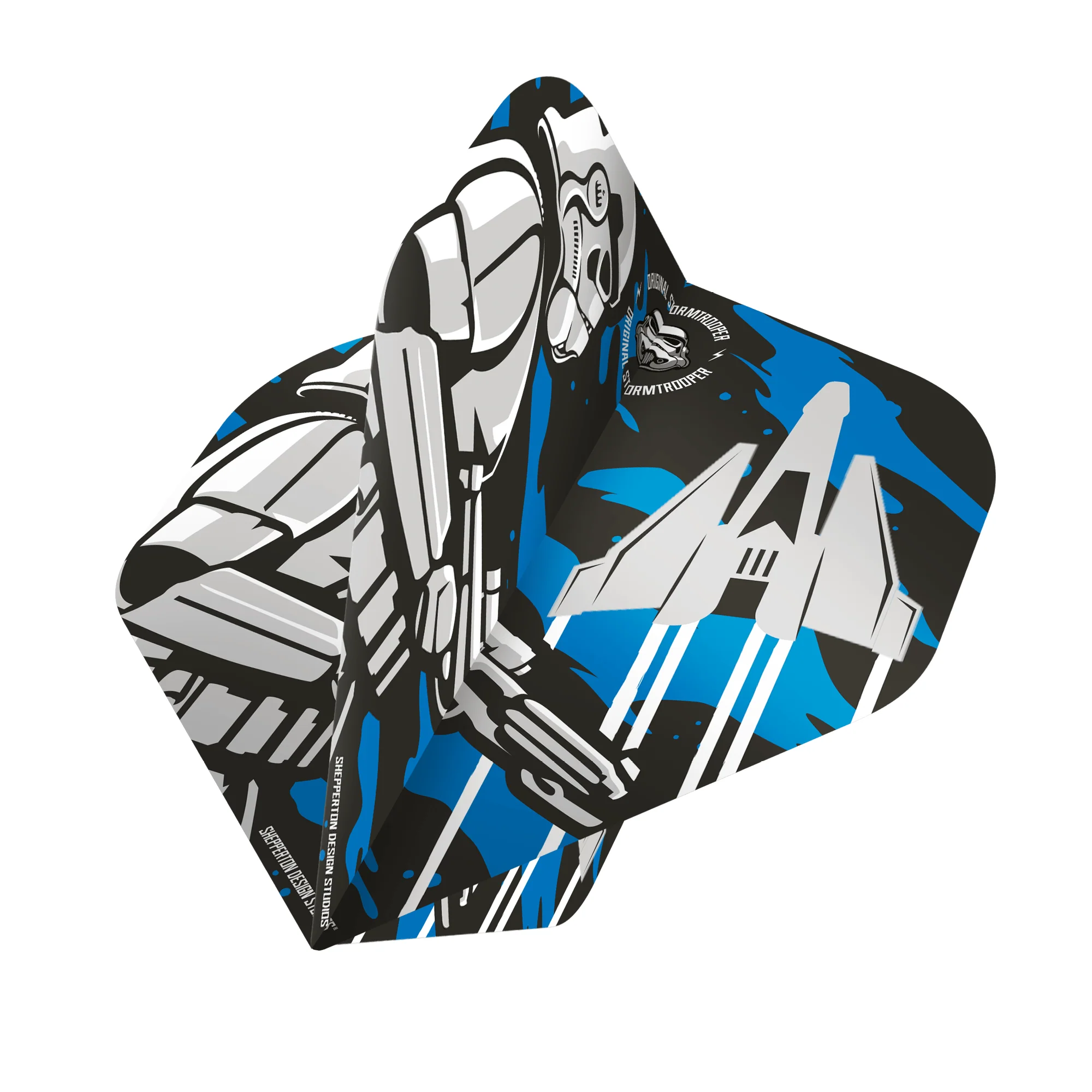 *Original StormTrooper Dart Flights - Official Licensed - No2 - Std - Storm Trooper & Space Craft - Image 6