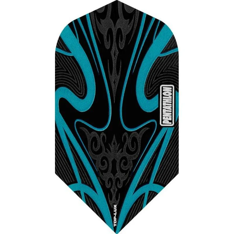 *Pentathlon TDP-Lux Dart Flights - Black Series - Slim - Image 2