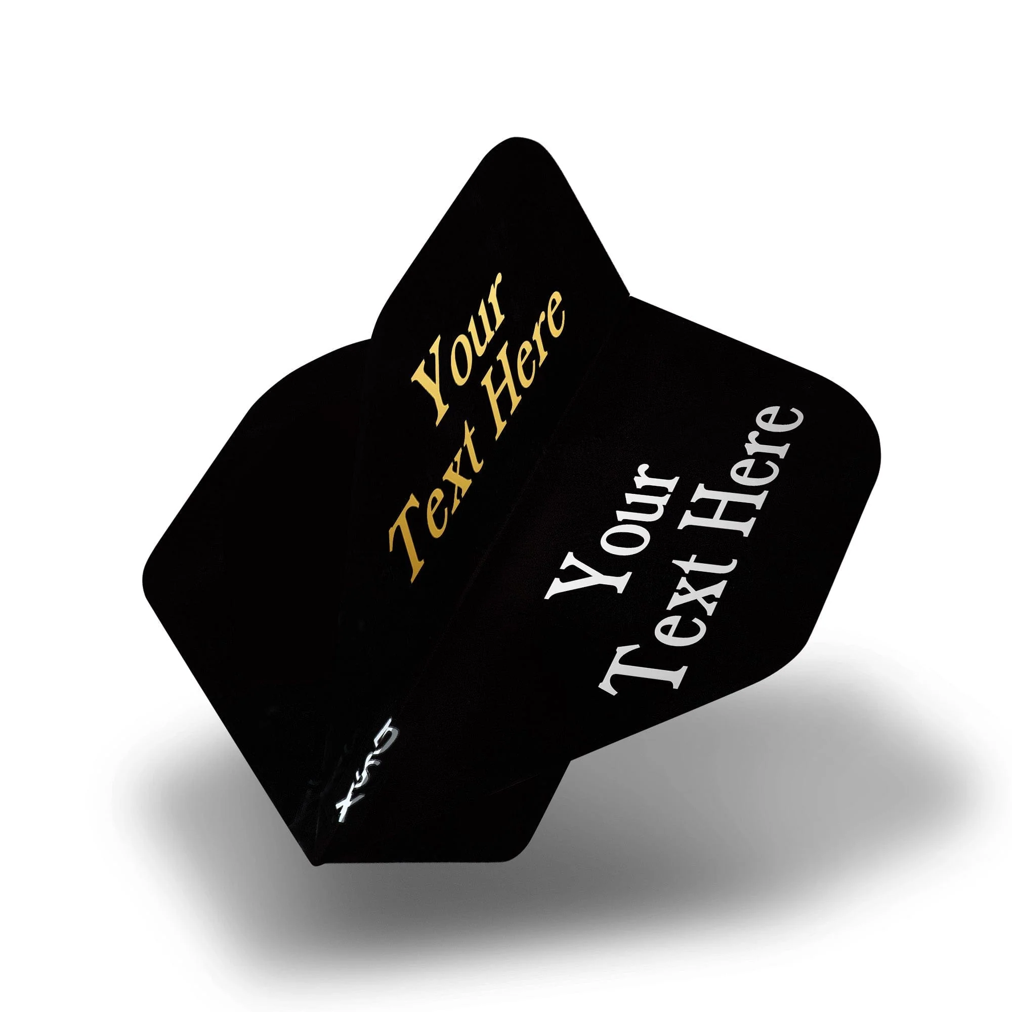 *Personalised Flights - Extra Strong - Hot Foil - 5 Sets - Std - Black - Image 2