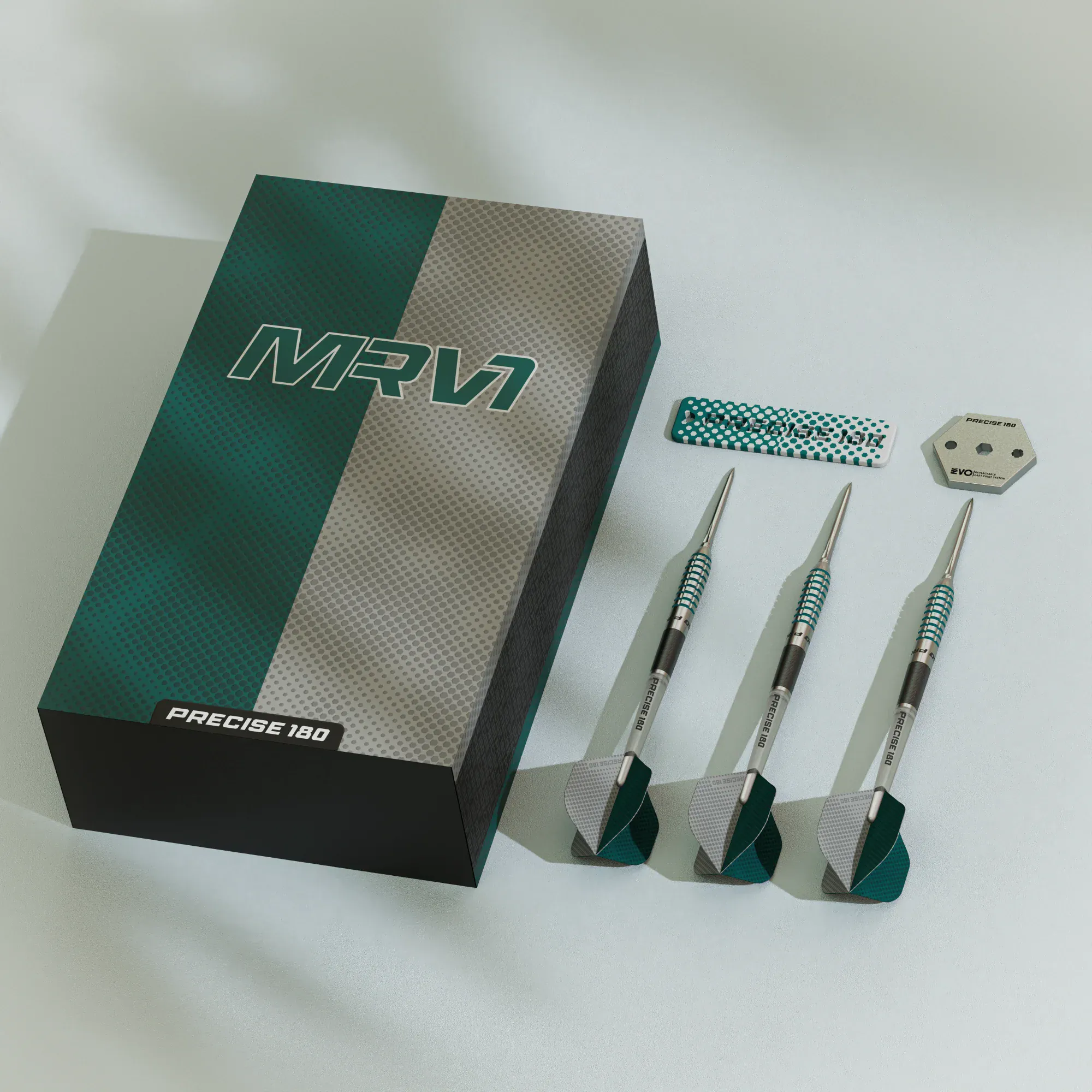 Precise 180 MRV1 Darts - Steel Tip - 90% Tungsten - Image 3