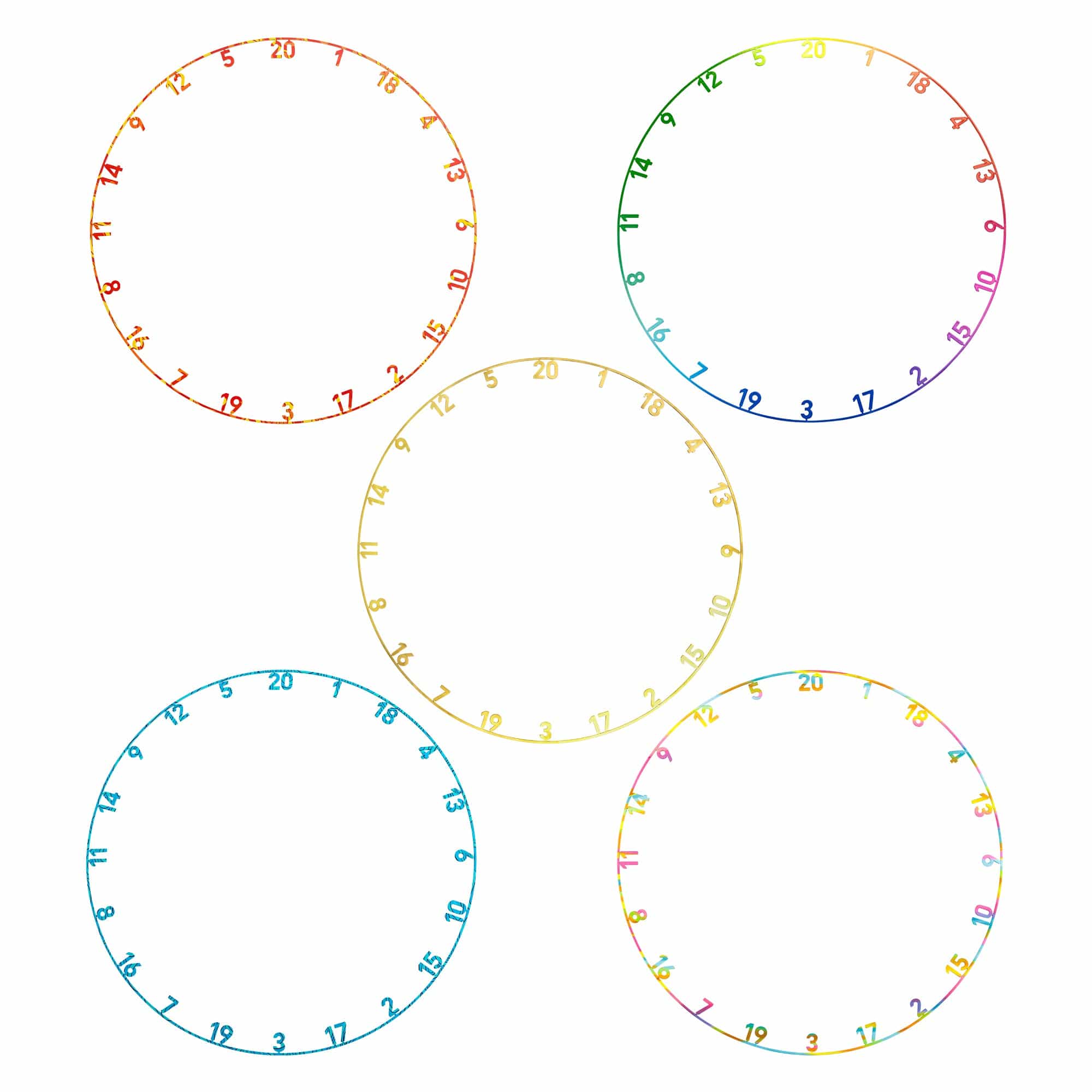 Precise 180 Number Ring - One-Piece - Premium