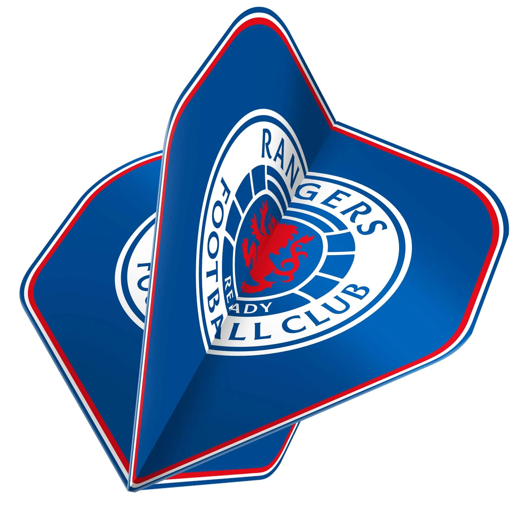Rangers FC Dart Flights - 100 Micron - No2 - Std - RFC - F1 - Crest - Image 2