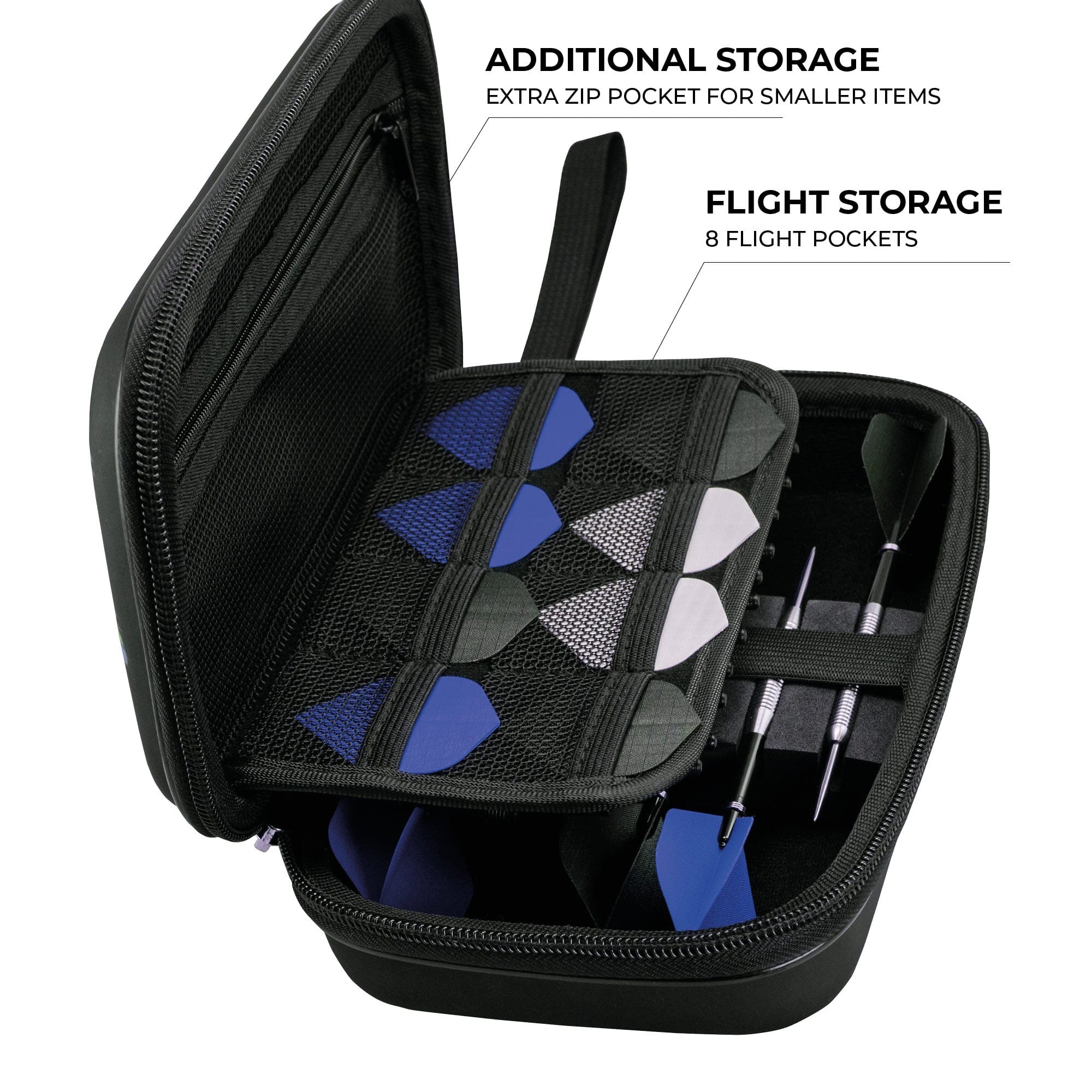 Rangers FC Large Darts Case - Black - W1 - RFC Club Logo - Crest - Image 5